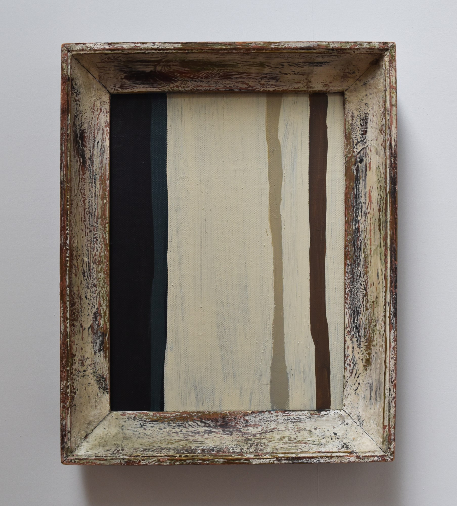 Stripey Guy oil on canvas 50cm x 40cm