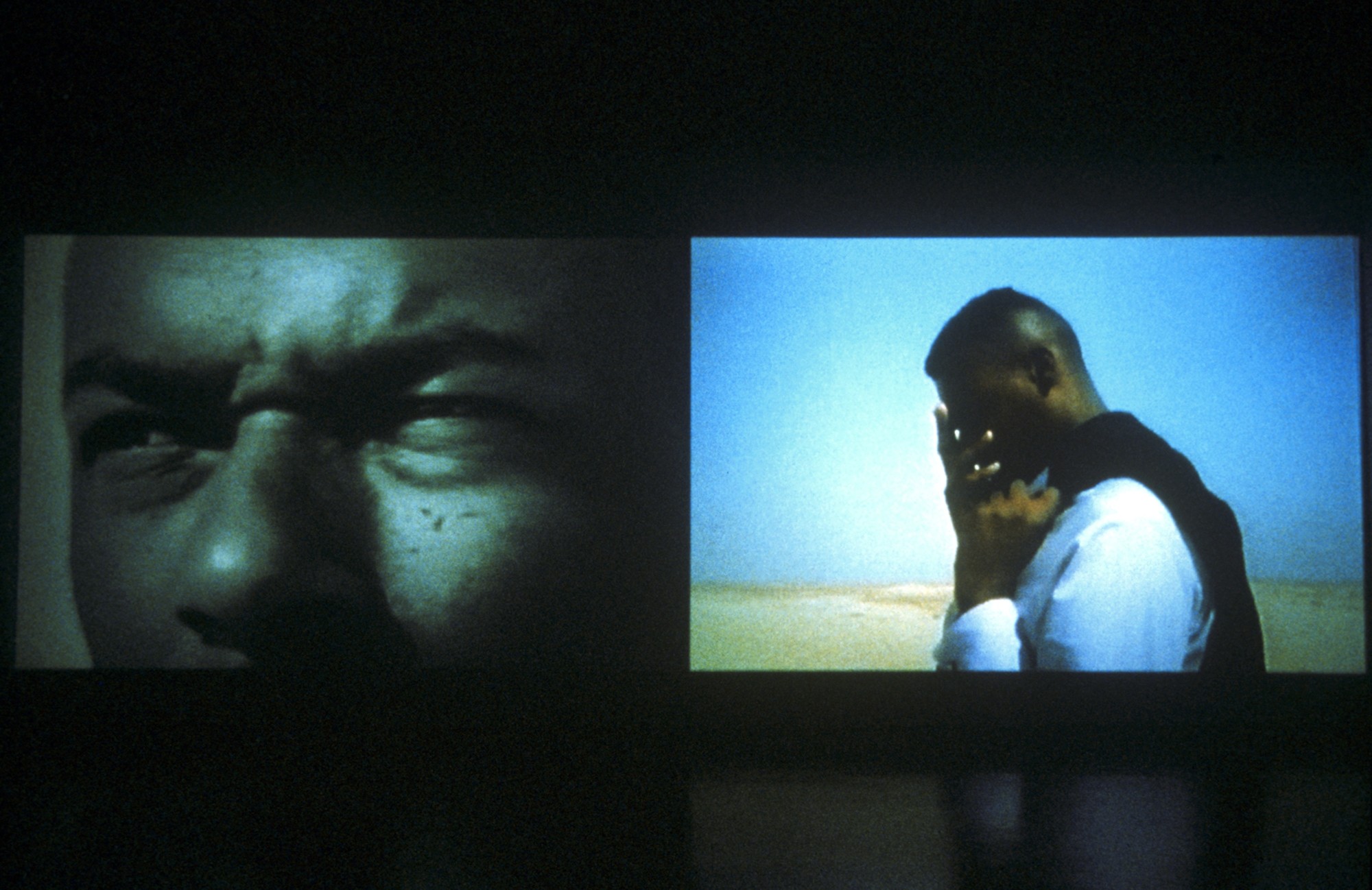 Oxford Brookes University Museum, 1999  4'53'', two-screen installation, 35mm film transferred to digital, sound