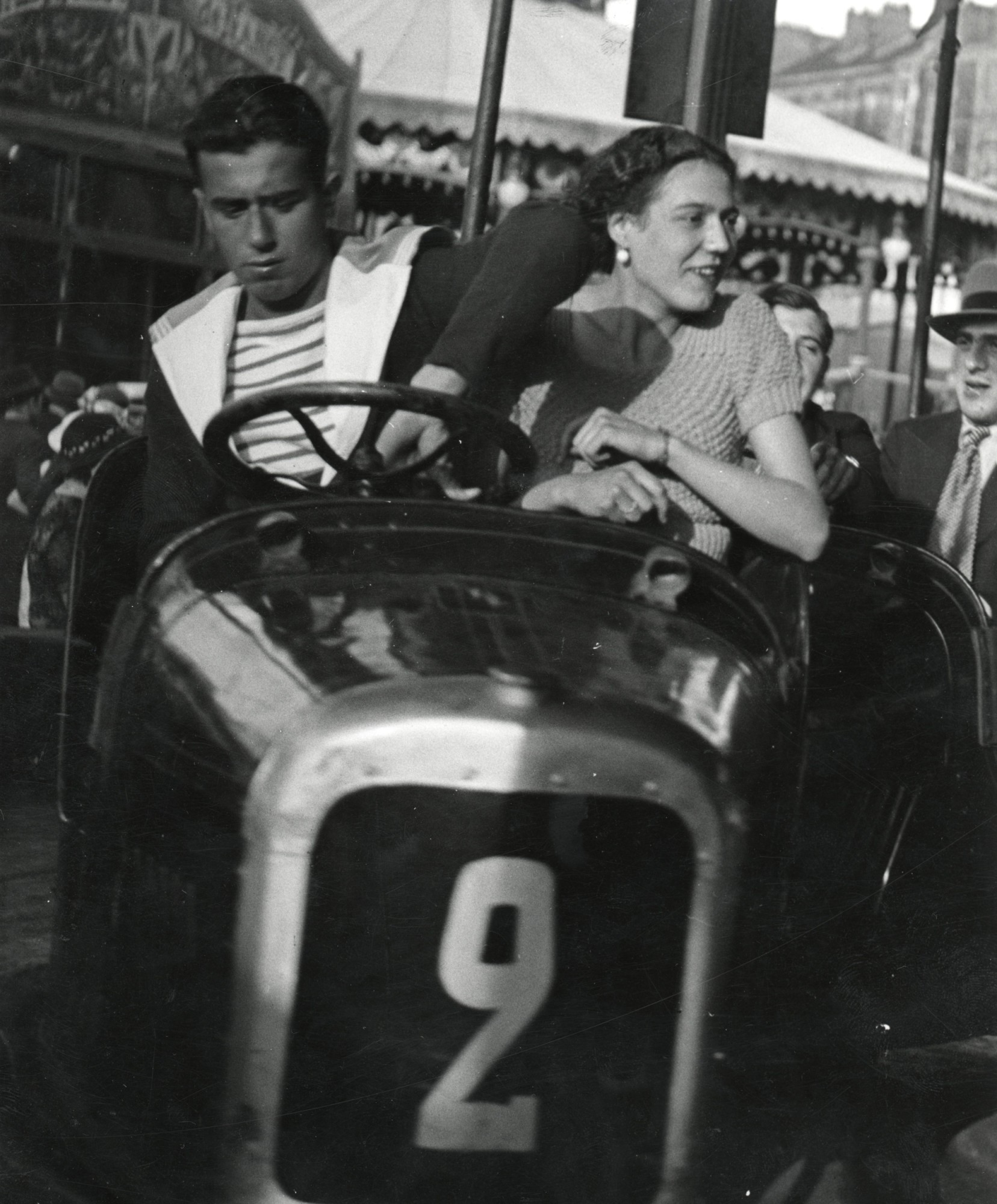 Brassaï, Fête, c.1932 (Bumper cars)