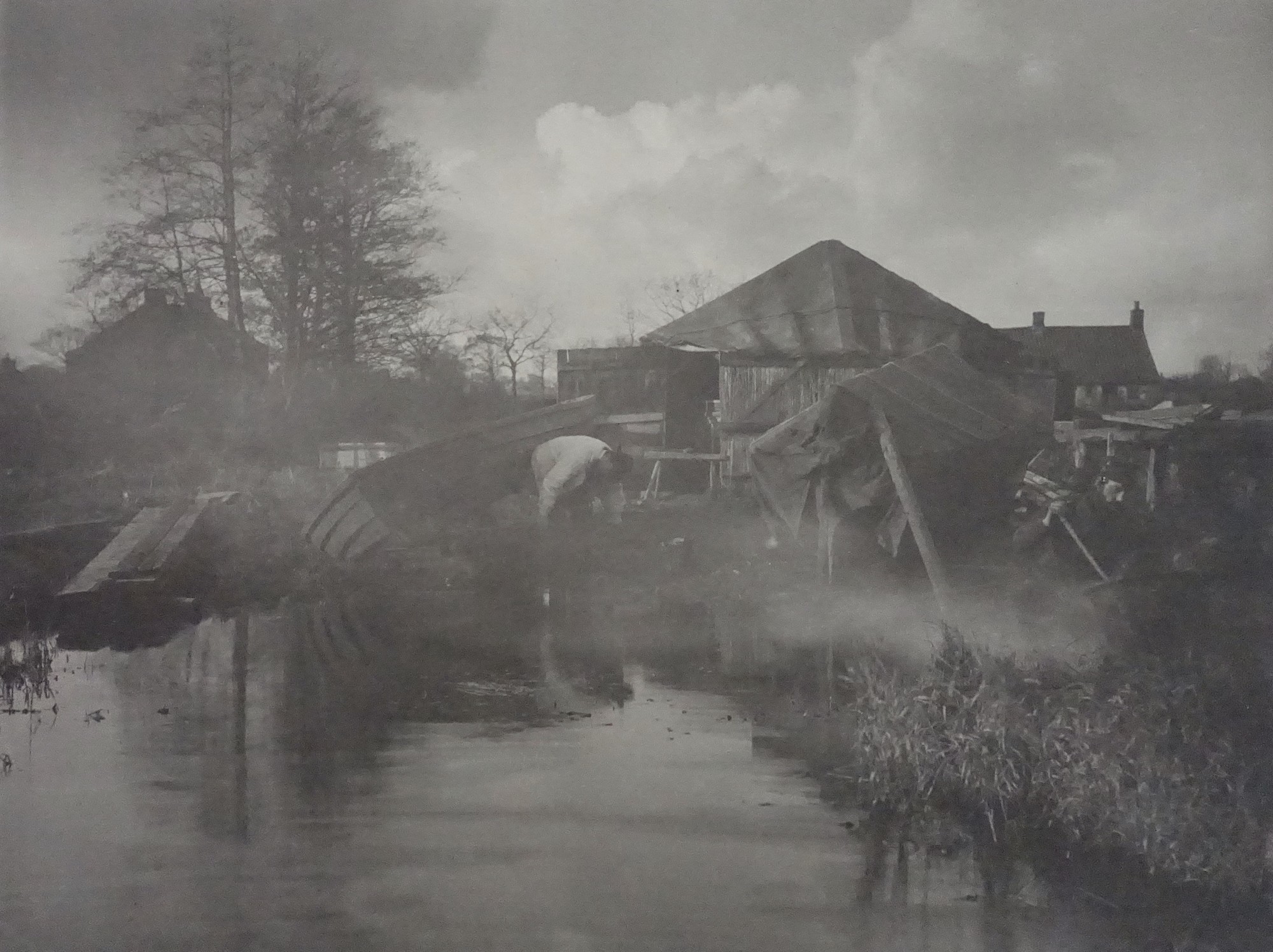 Peter Henry Emerson, A Norfolk Boat Yard, 1886