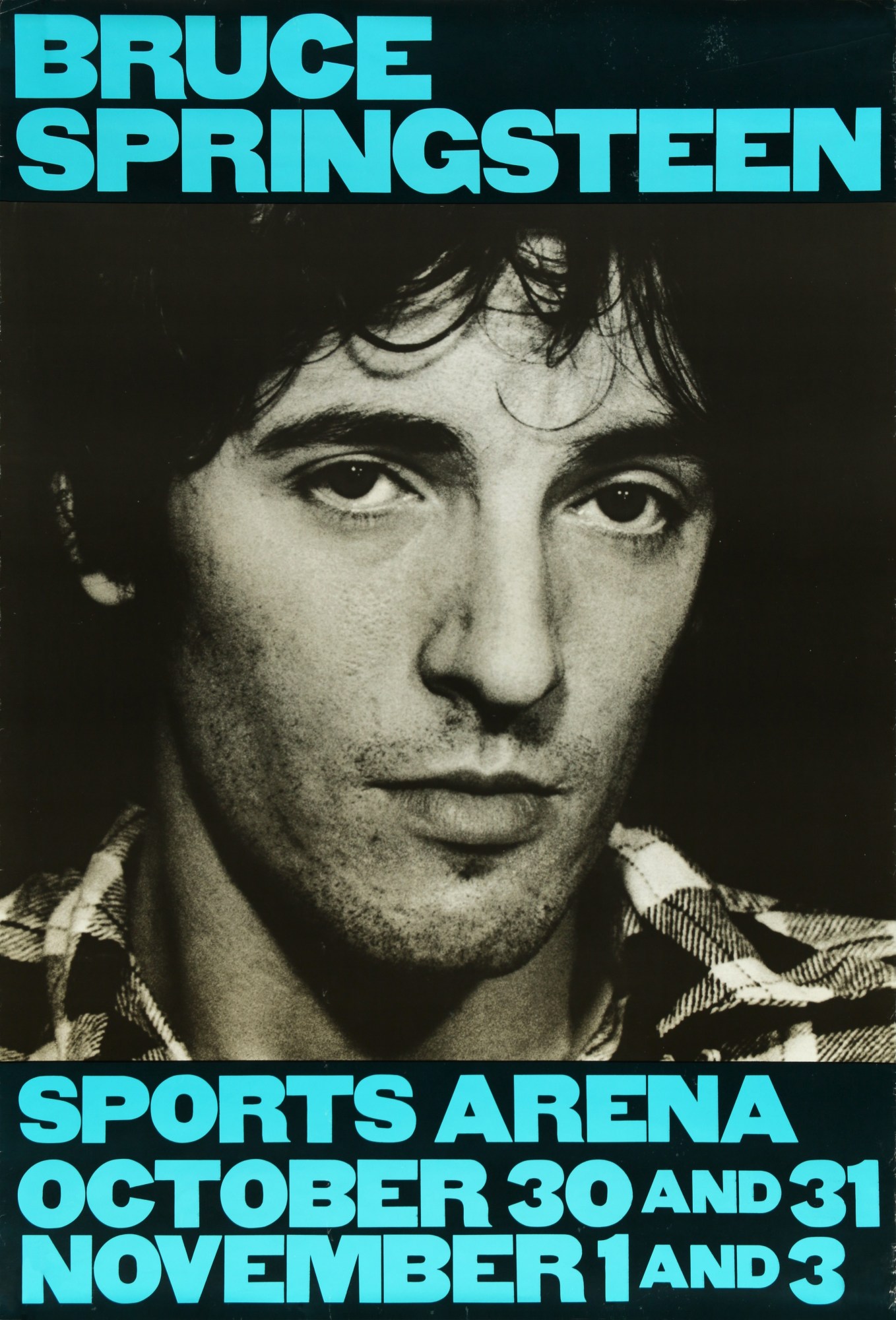 Bruce Springsteen Concert Poster for LA Sports Arena, 1980 | Rock Paper ...