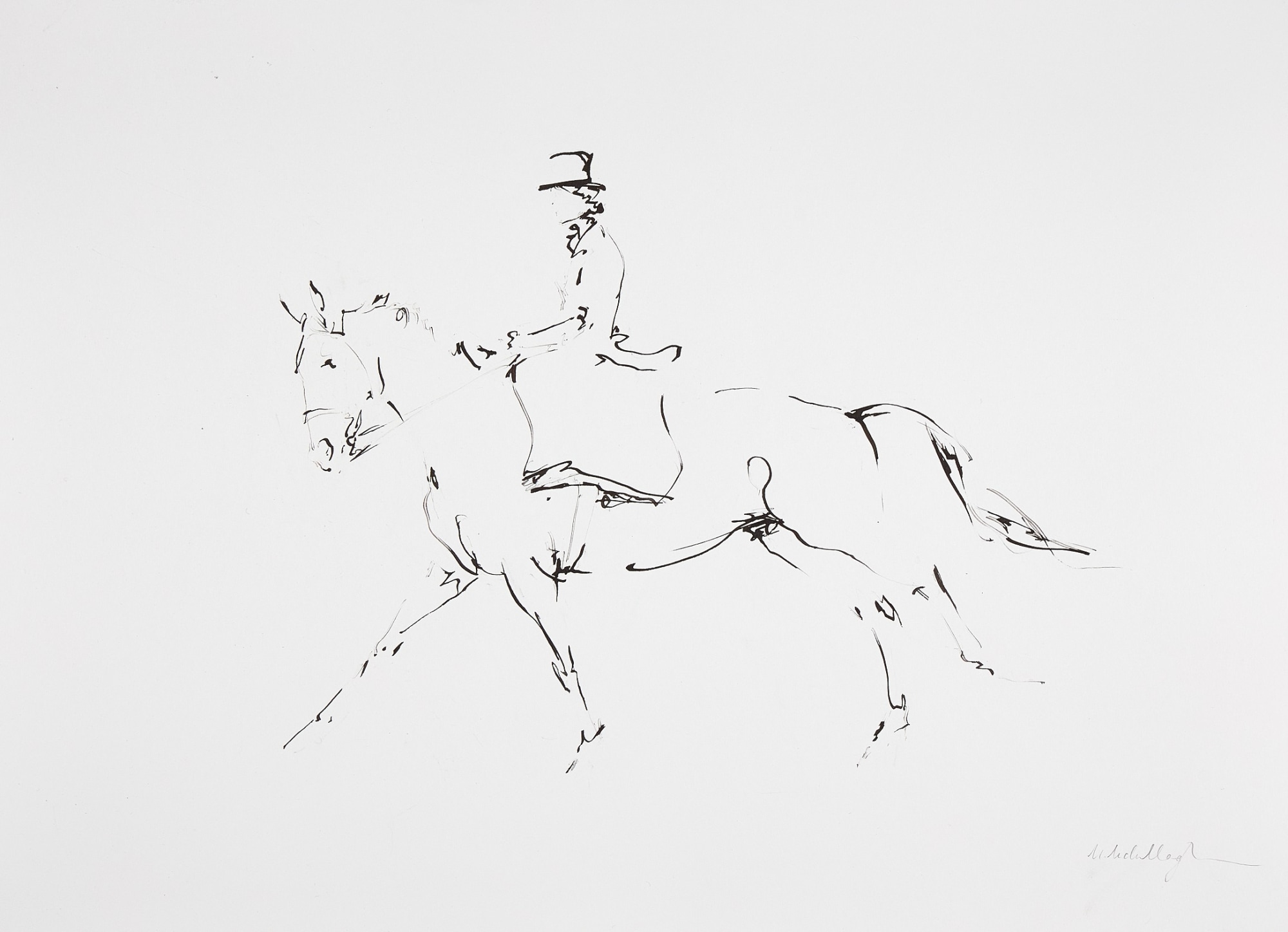 Michelle McCullagh, The lady canters by