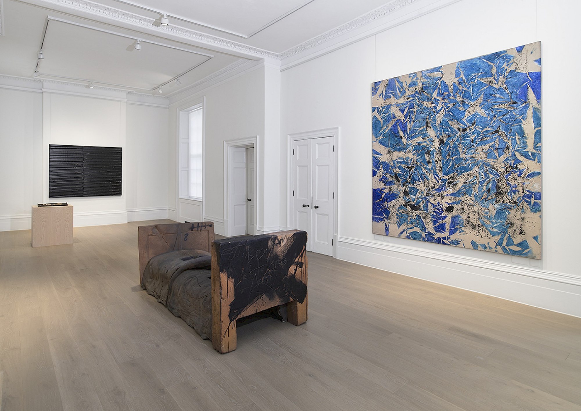 Simon Hantaï, Pierre Soulages and Antoni Tàpies