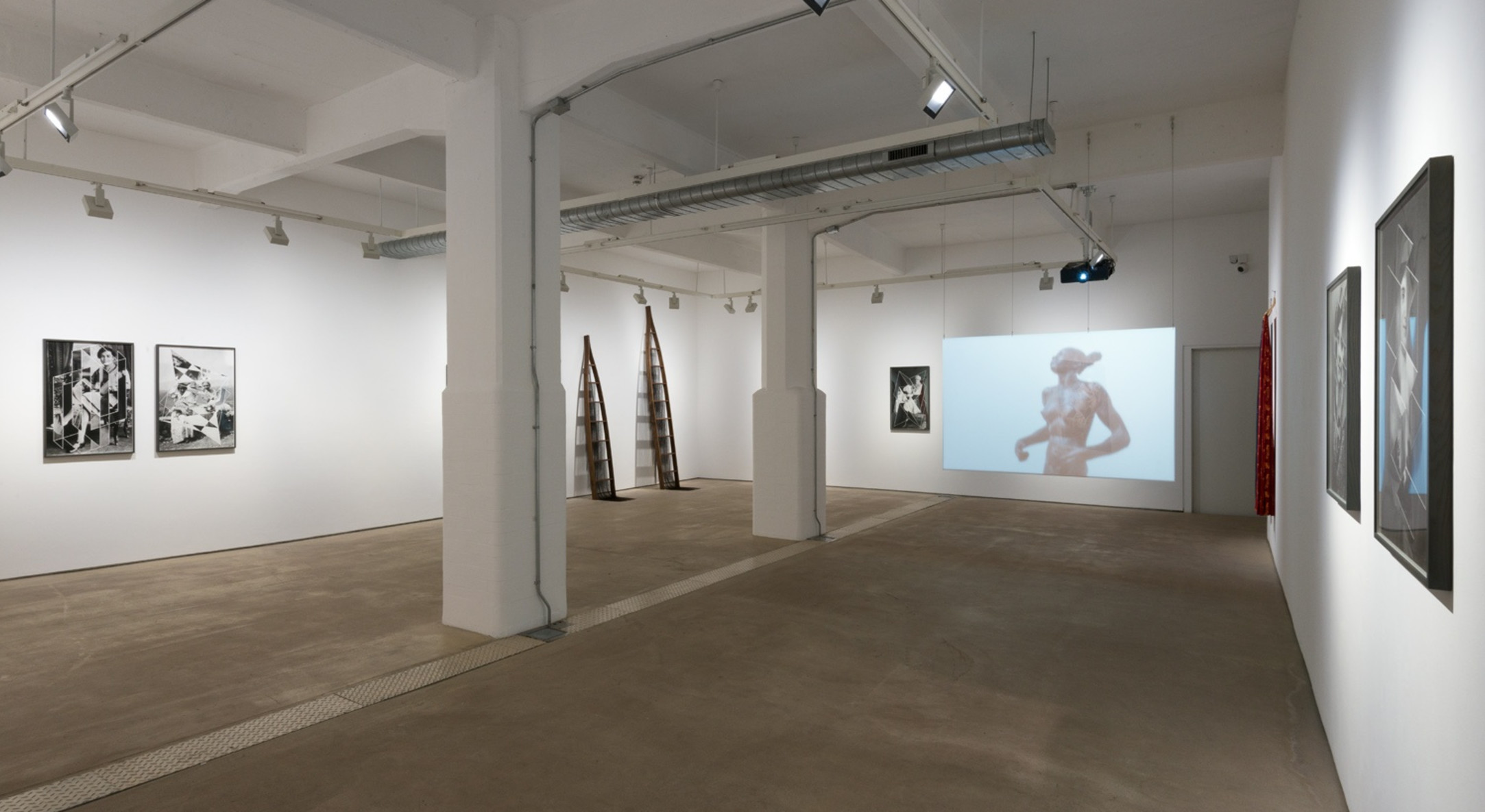 Installation view of Andrea Geyer, If I Told Her at Hales London