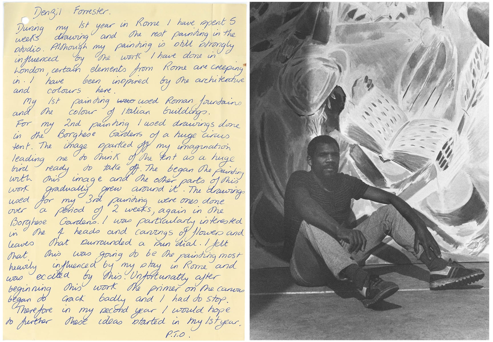 Denzil Forrester In Rome Frieze Masters 2020 Presentation Stephen Friedman Gallery
