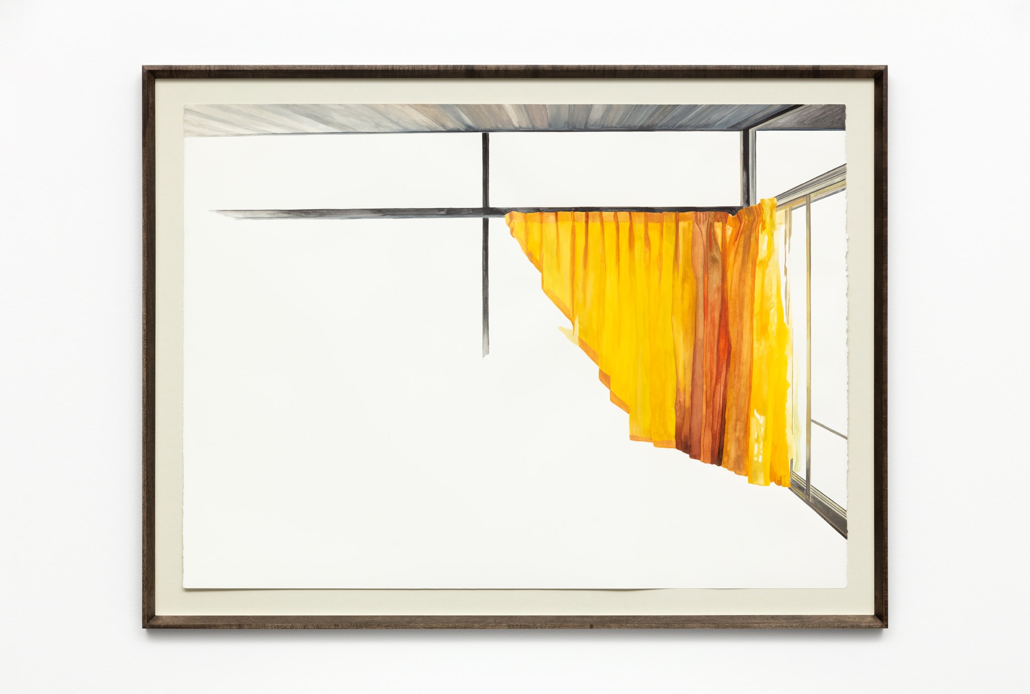 Isa Melsheimer, Nr. 462, 2020, gouache on paper, 56 x 76,5 cm (22 1/8 x 29 7/8 in) (unframed), 65 x 86 x 4 cm (25 5/8 x 33 7/8 x 1 5/8 in) (framed). Photo © Andrea Rossetti