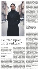 Annet Gelink interviewed by Arjen Ribbens for NRC Handelsblad. Published Octobr 16, 2013