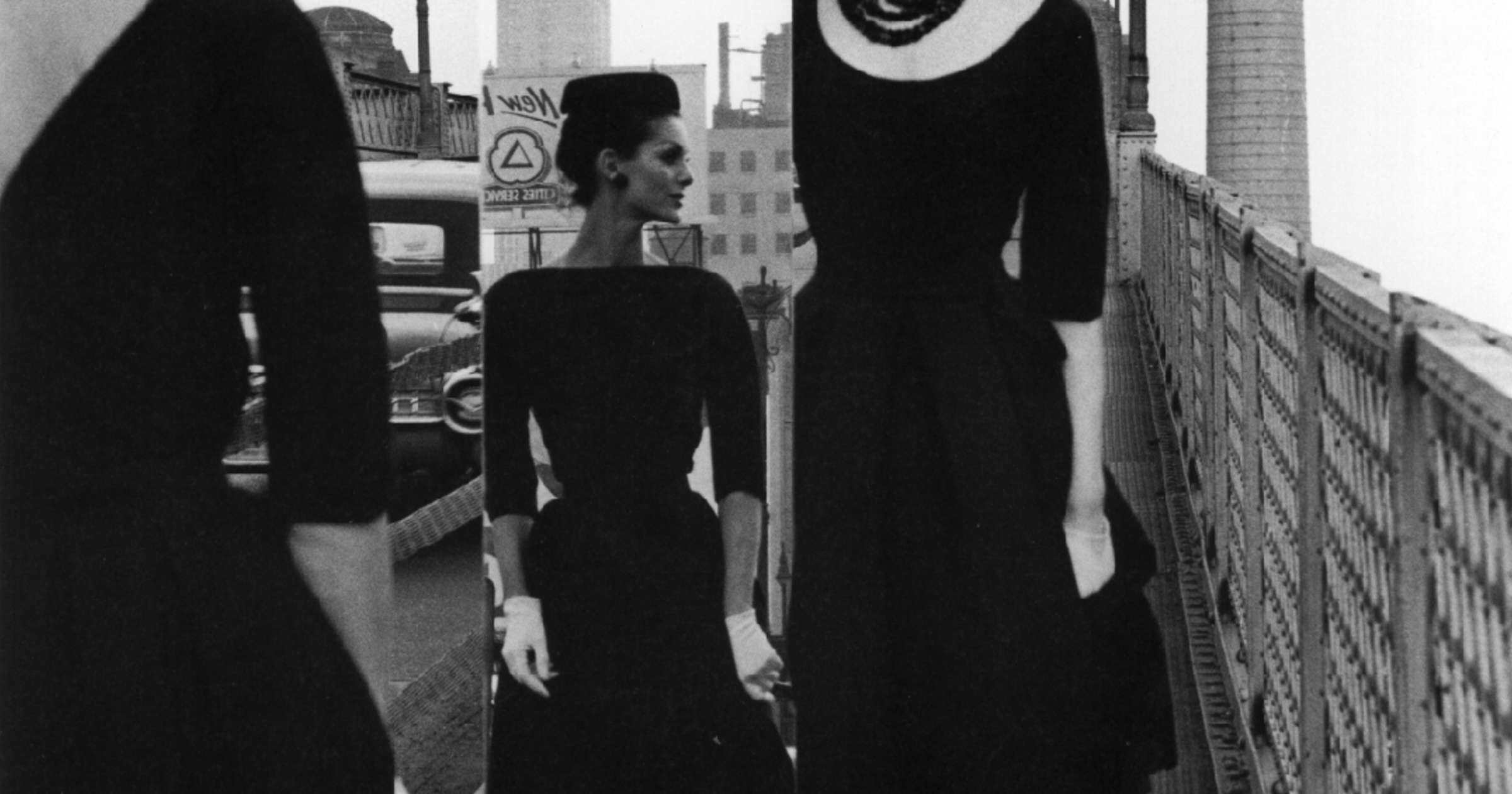 William Klein, Mirror + Queensboro Bridge, New York, 1963