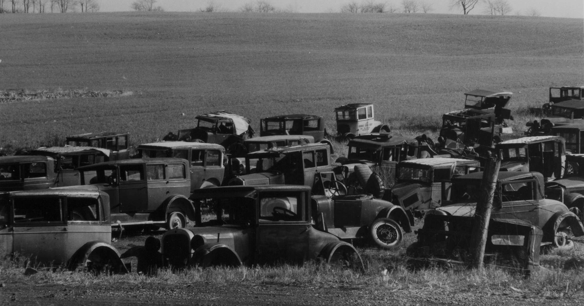 Walker Evans, Joe's Auto Graveyard, near Bethlehem, PA, 1936 Artwork