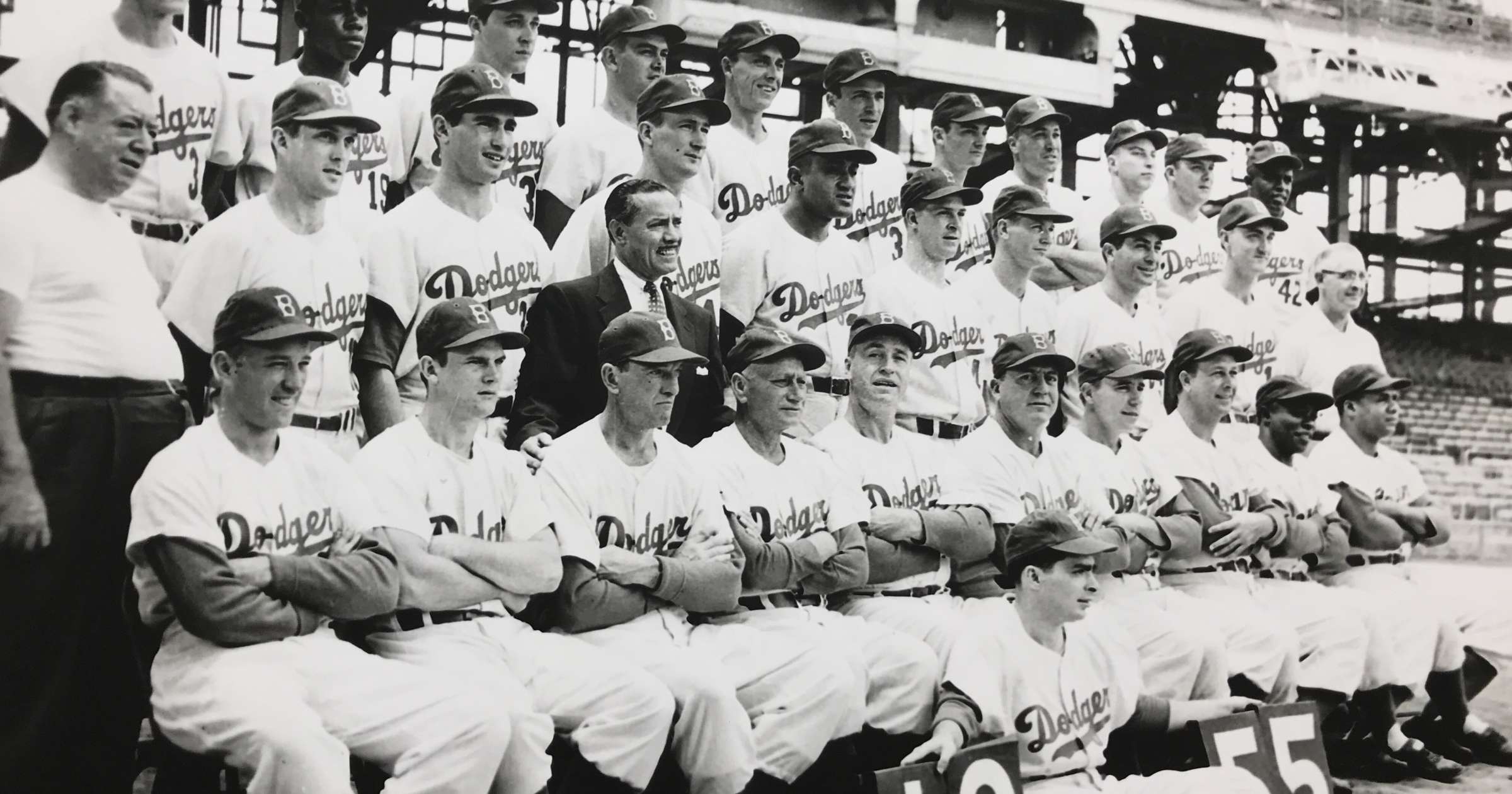 Nat Fein, Champs, Brooklyn Dodgers, The Dodgers bring the first World Title to Brooklyn, 1955 - Artwork 15818 | Jackson Fine Art