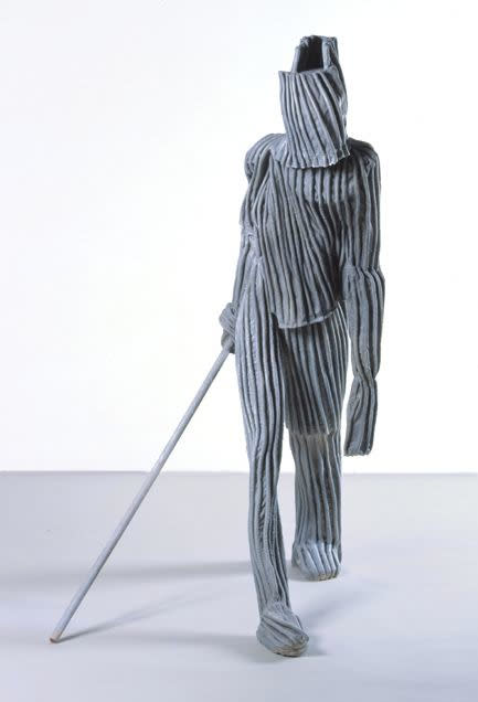 Juan Muñoz, Blotter Figures: Walking, 1999