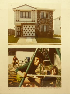 Dan Graham, House with Greek Columns .../Family at Leisure, 1978/1969