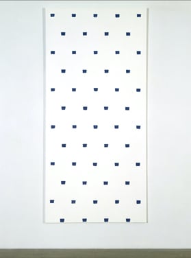 Niele Toroni, Blue Painting, 1997
