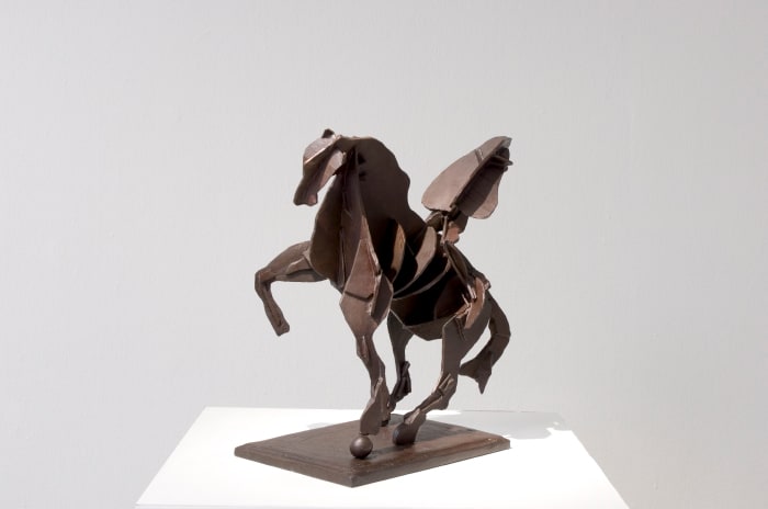 William Kentridge, Untitled V (Nose on ribbed horse), 2007