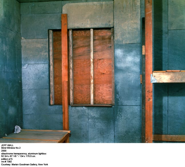 Jeff Wall, Blind Window no. 2, 2000
