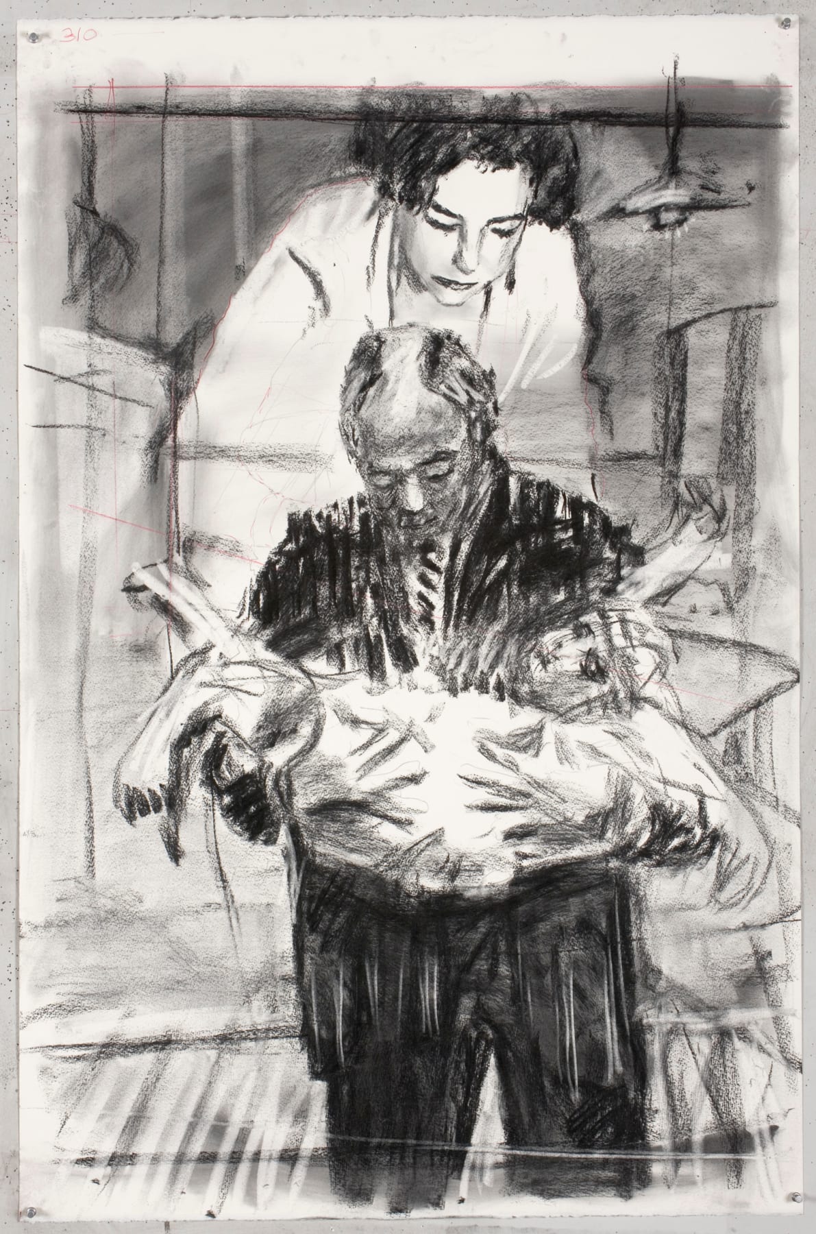 William Kentridge, Drawing for 'Other Faces', 2011