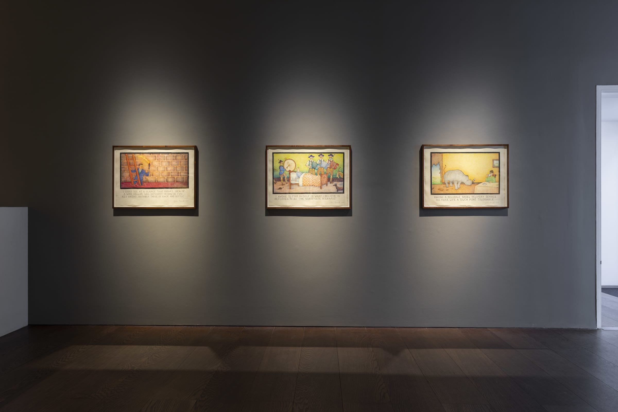 Glen Baxter Inexplicably Vermillion
