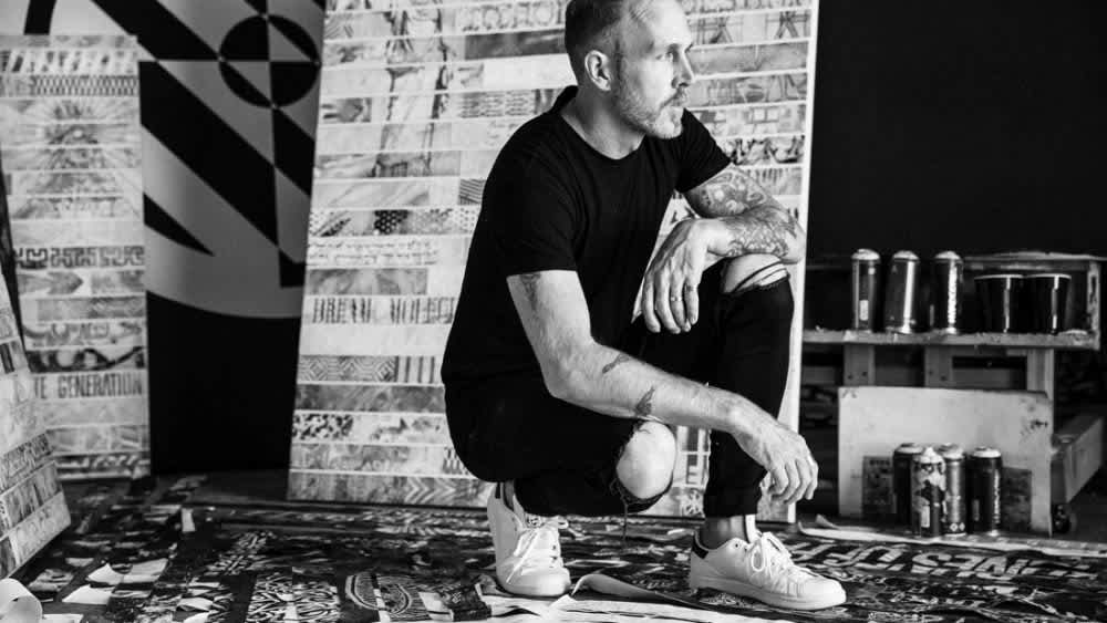 5 Questions with James Verbicky, James Verbicky is known for creating complex, layered artworks that reflect the over-saturation of media...