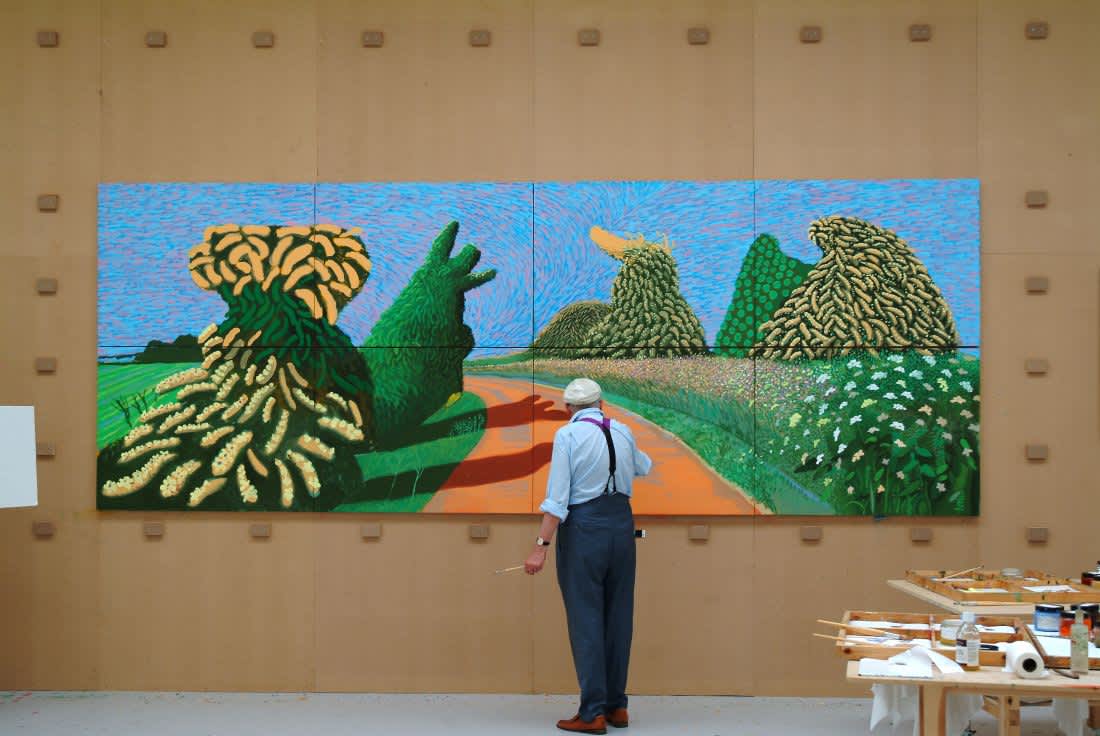 David Hockney Maddox Gallery