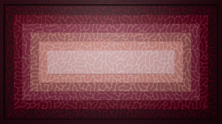 A Lefty Out There art print, Rosa Porta, shows how music inspired art can lead to rhythmic visual designs.