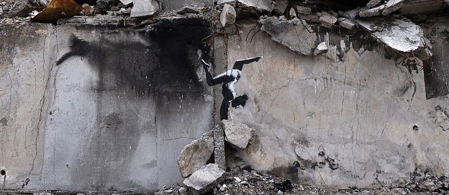 Banksy Breaks His Silence In Ukraine