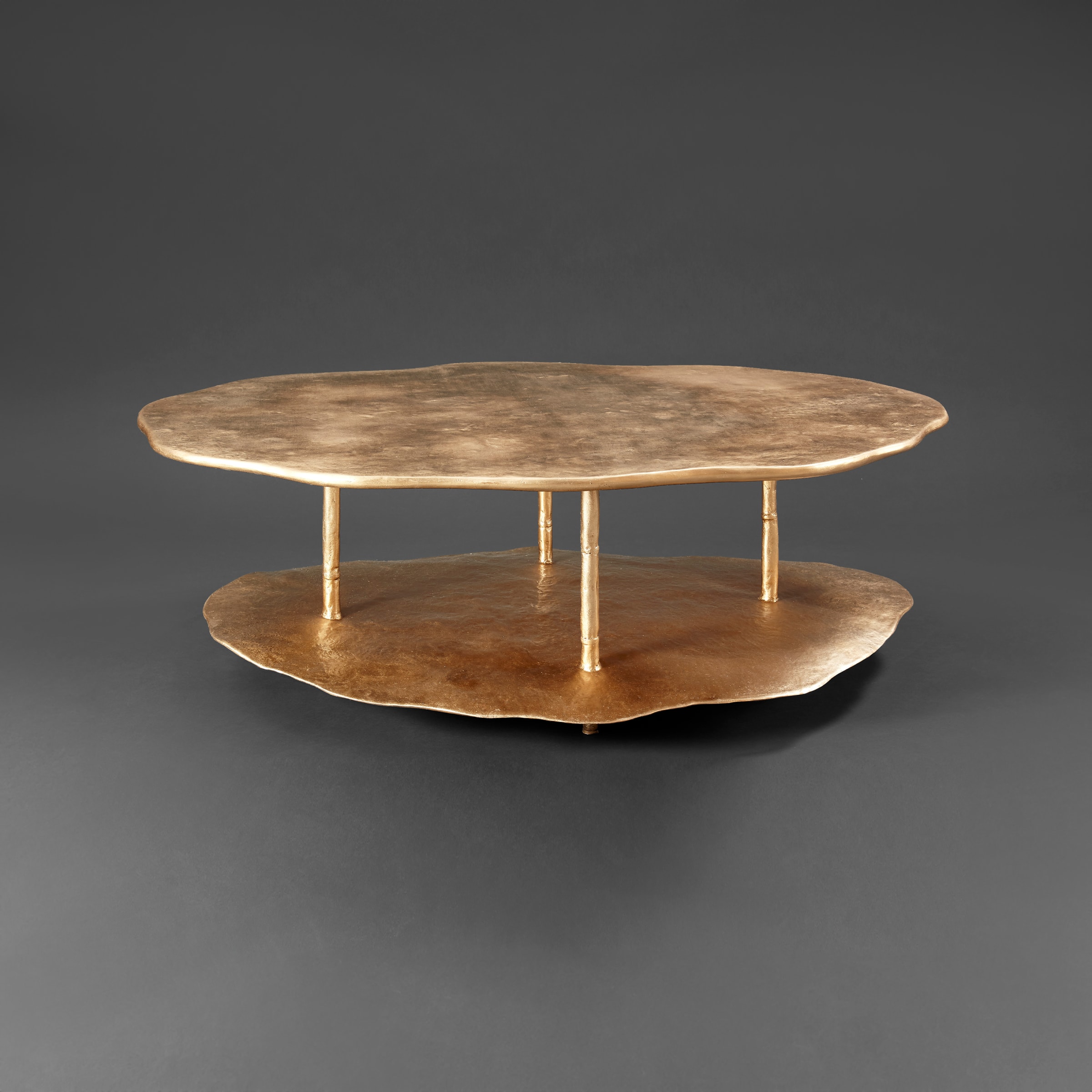 Hélène de Saint Lager, Moon Gold Flaques Coffee Table, 2020