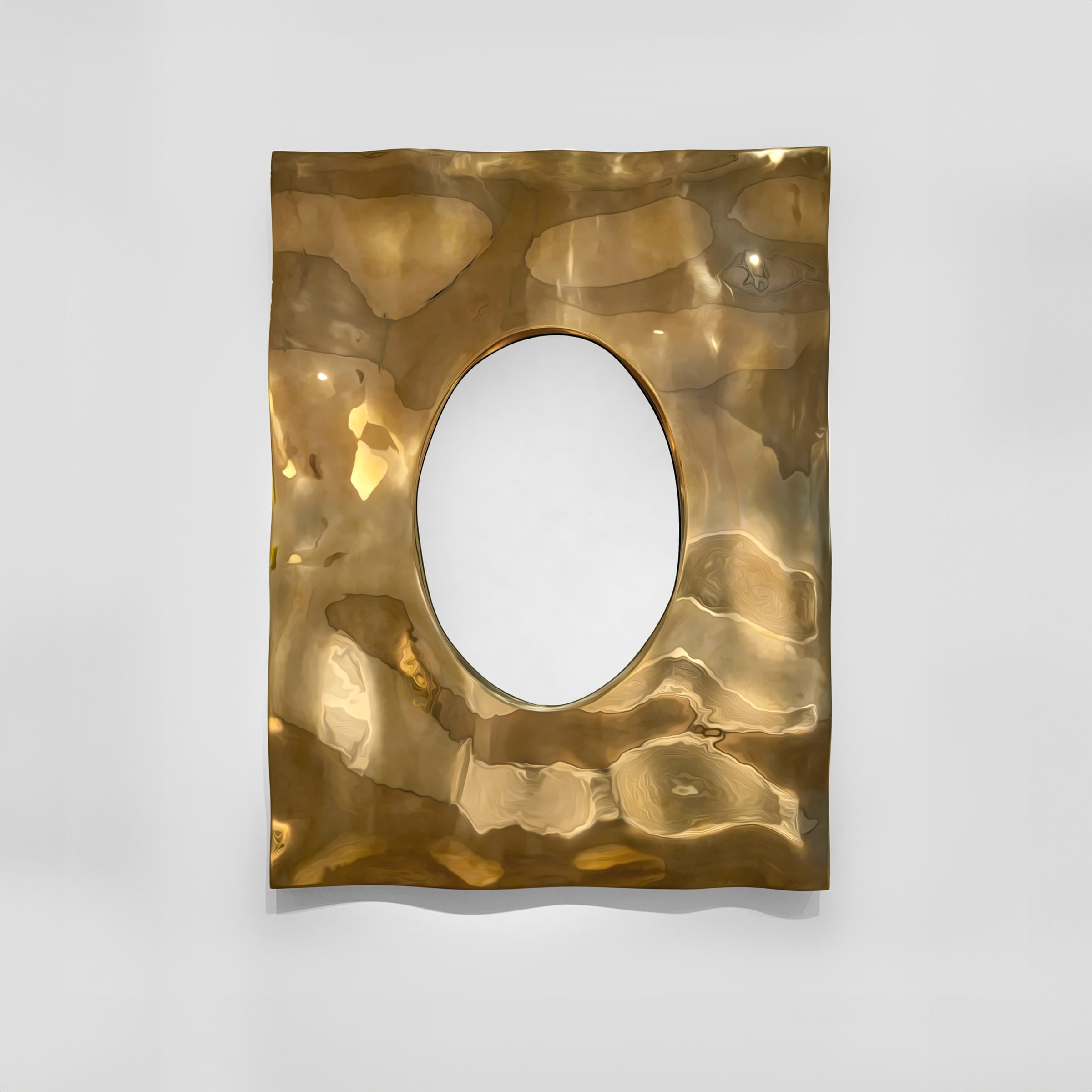 François Corbeau, Gold Mirror, 2022