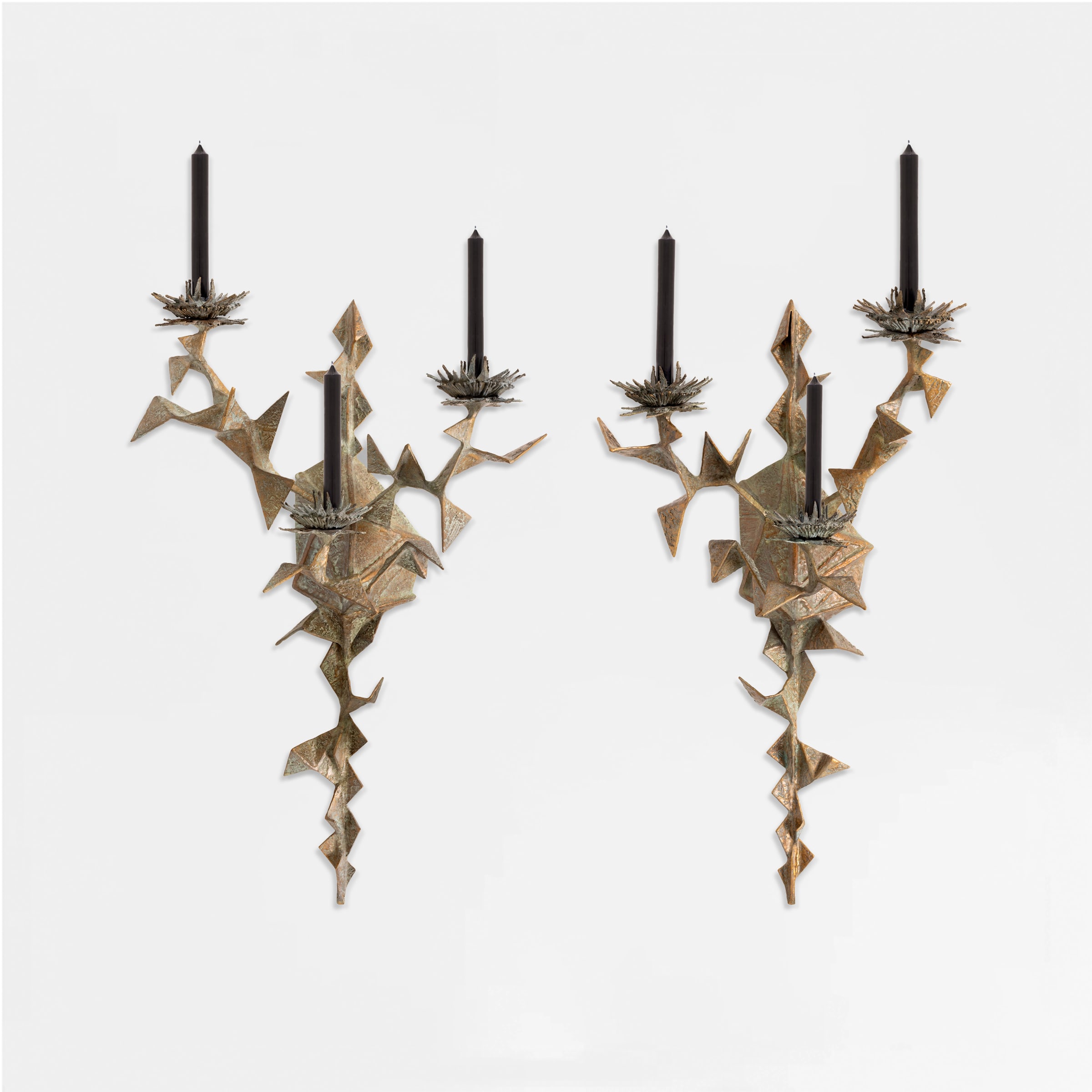 Hubert Le Gall, Pair of Chardons Sconces, 2025
