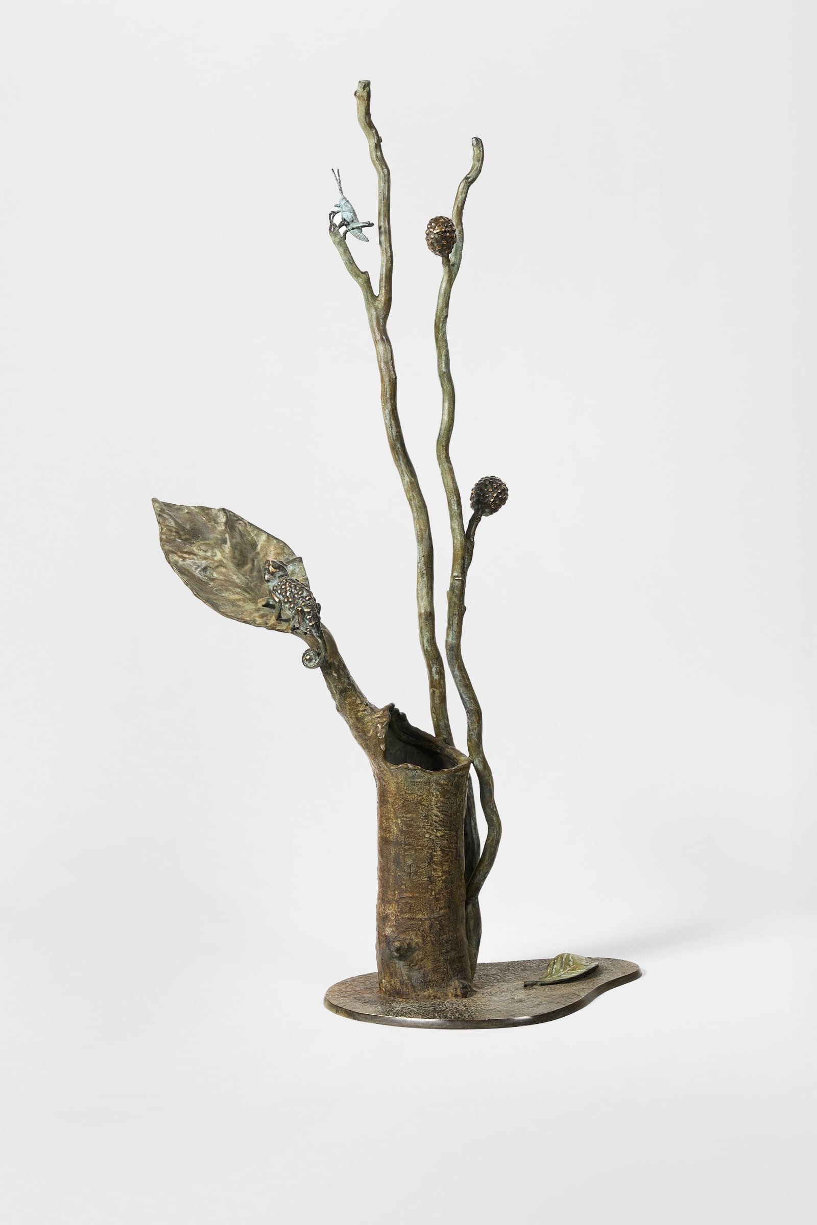 Richard Texier, Ikebana Chameleon Vase, 2019