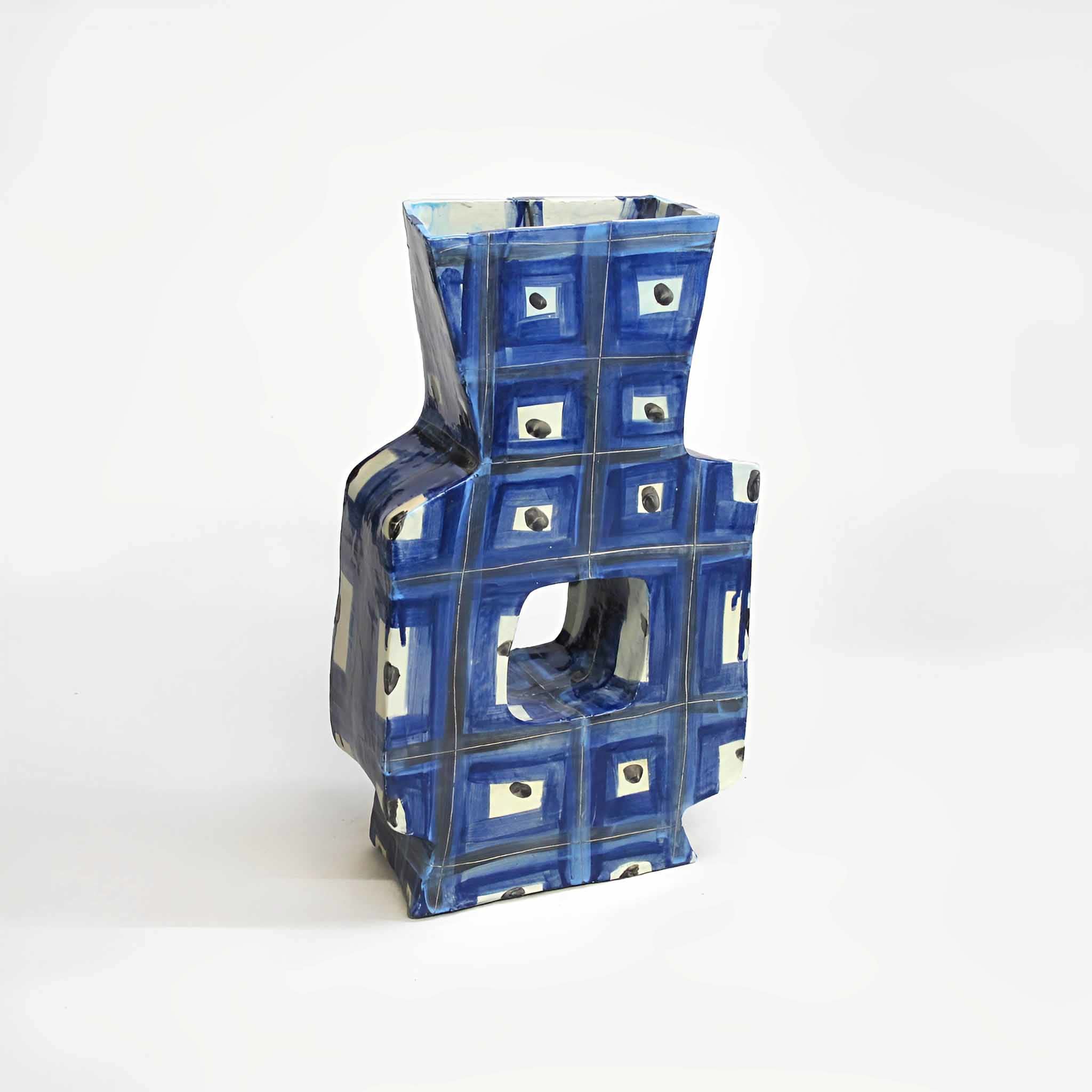 Alice Gavalet, Untitled (Blue & White Vase), 2015