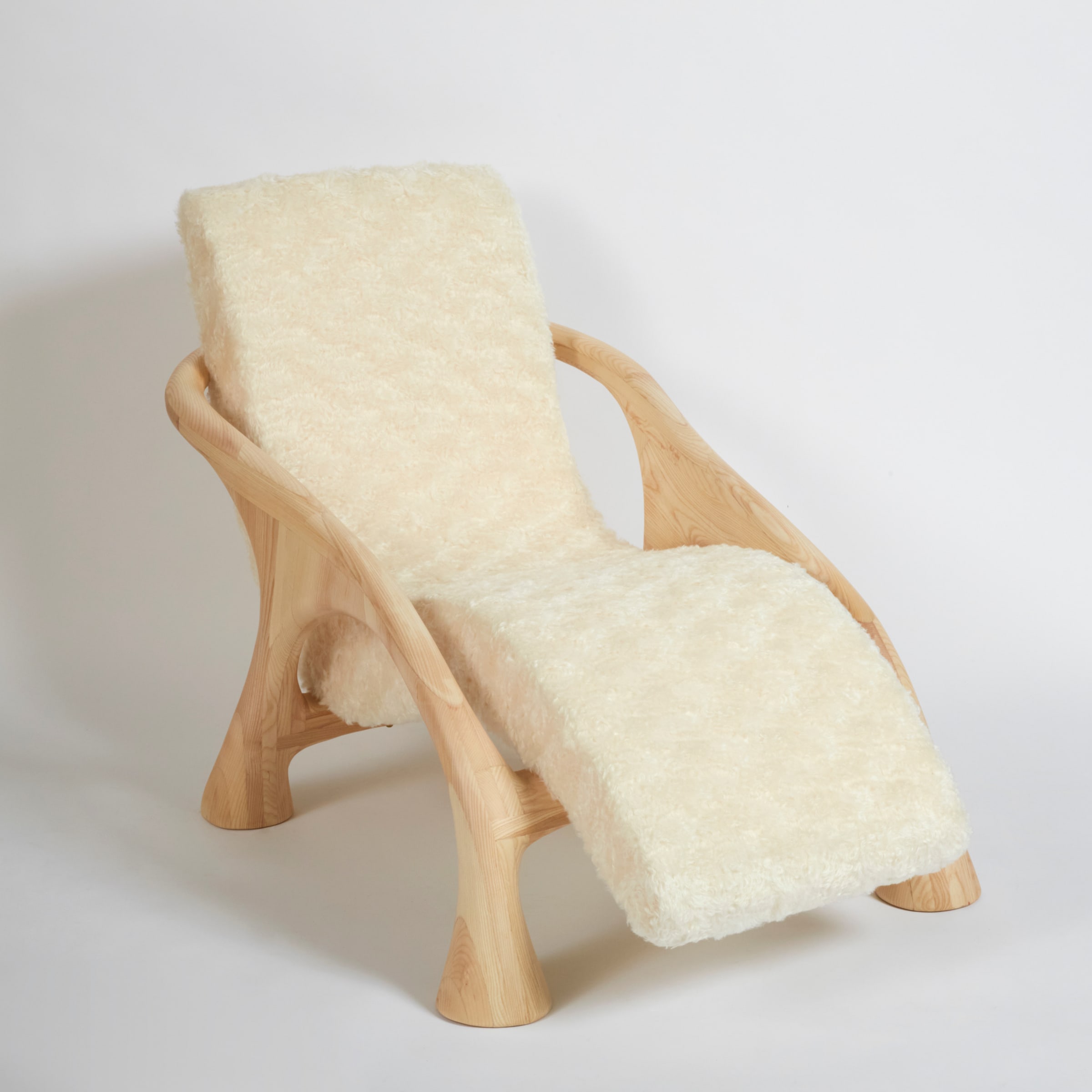 Saccomanno-Dayot Yaka Ash Lounge Chair, 2022