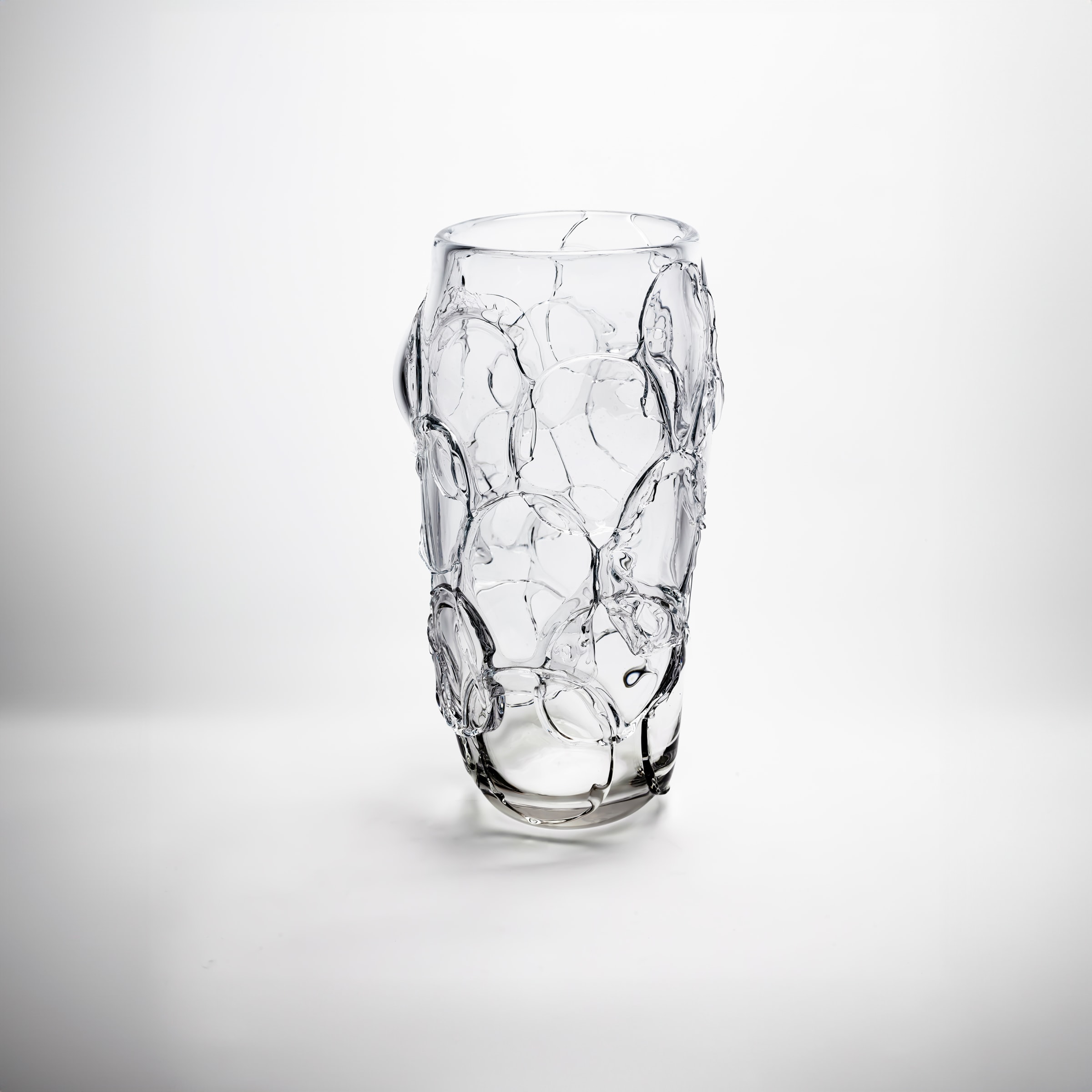 Emmanuel Babled Burst Bubbles Clear Vase, 2024