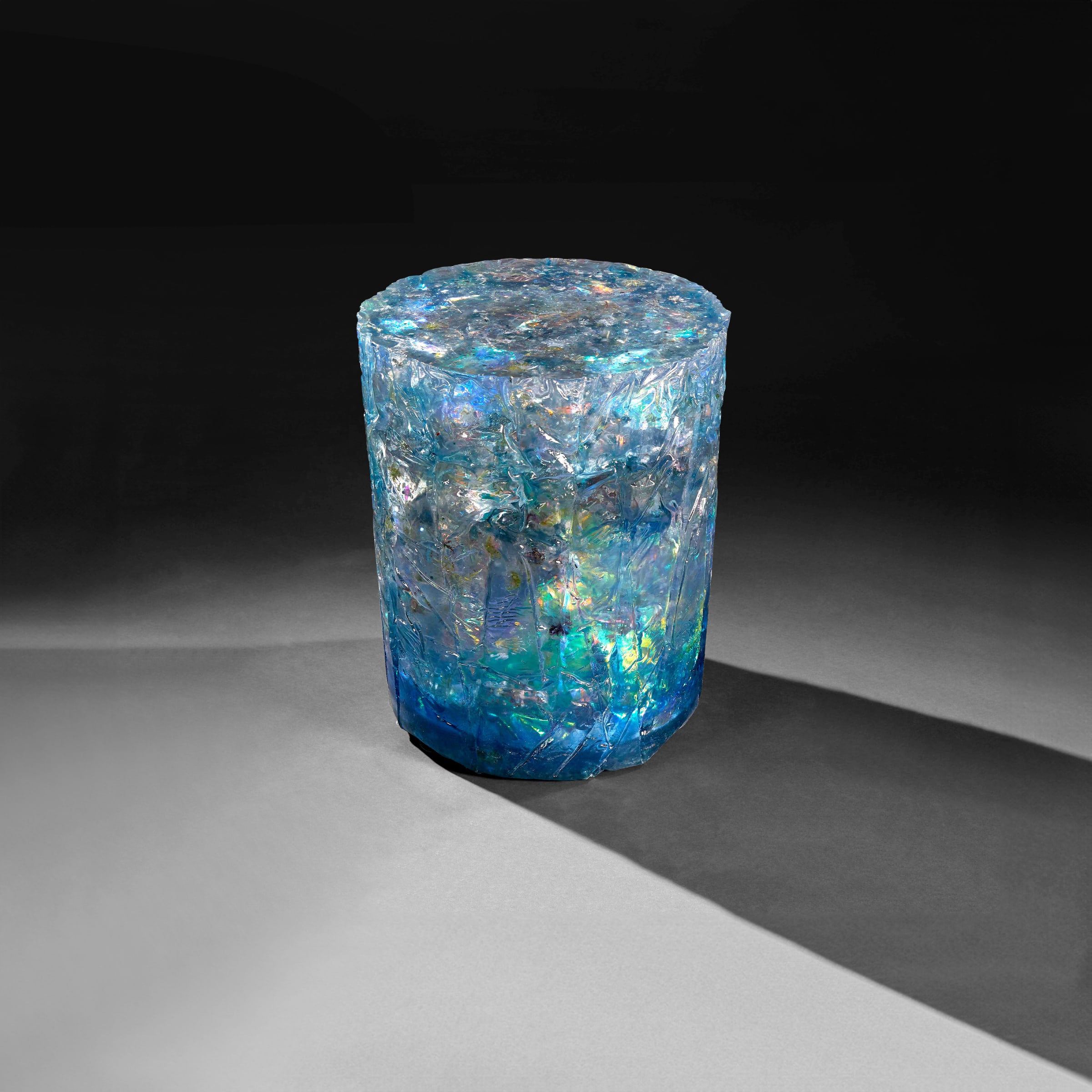 Hélène de Saint Lager Grand Fut Bleu Transparent Argent, 2023