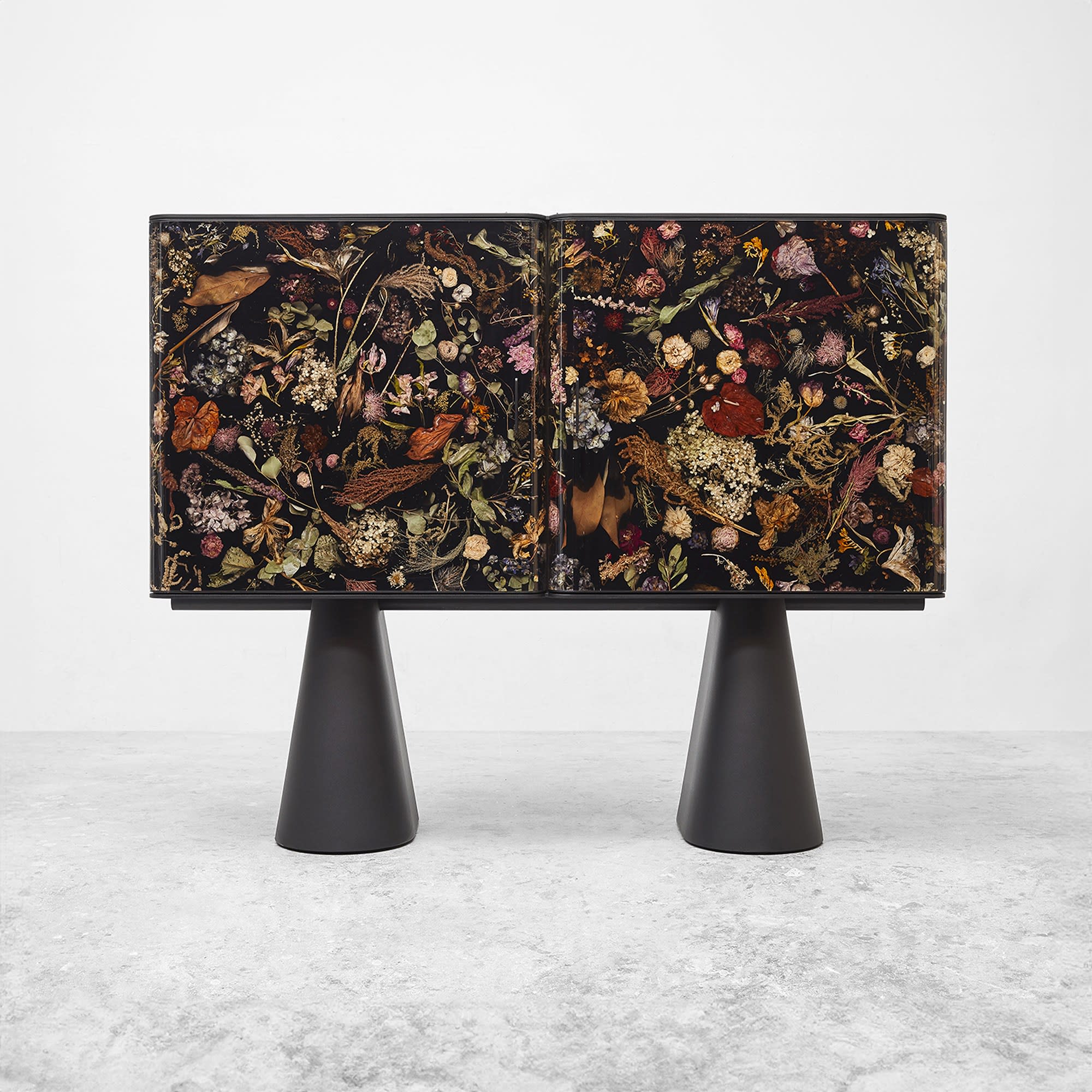 Marcin Rusak, Flora Cabinet 176 Black, 2021