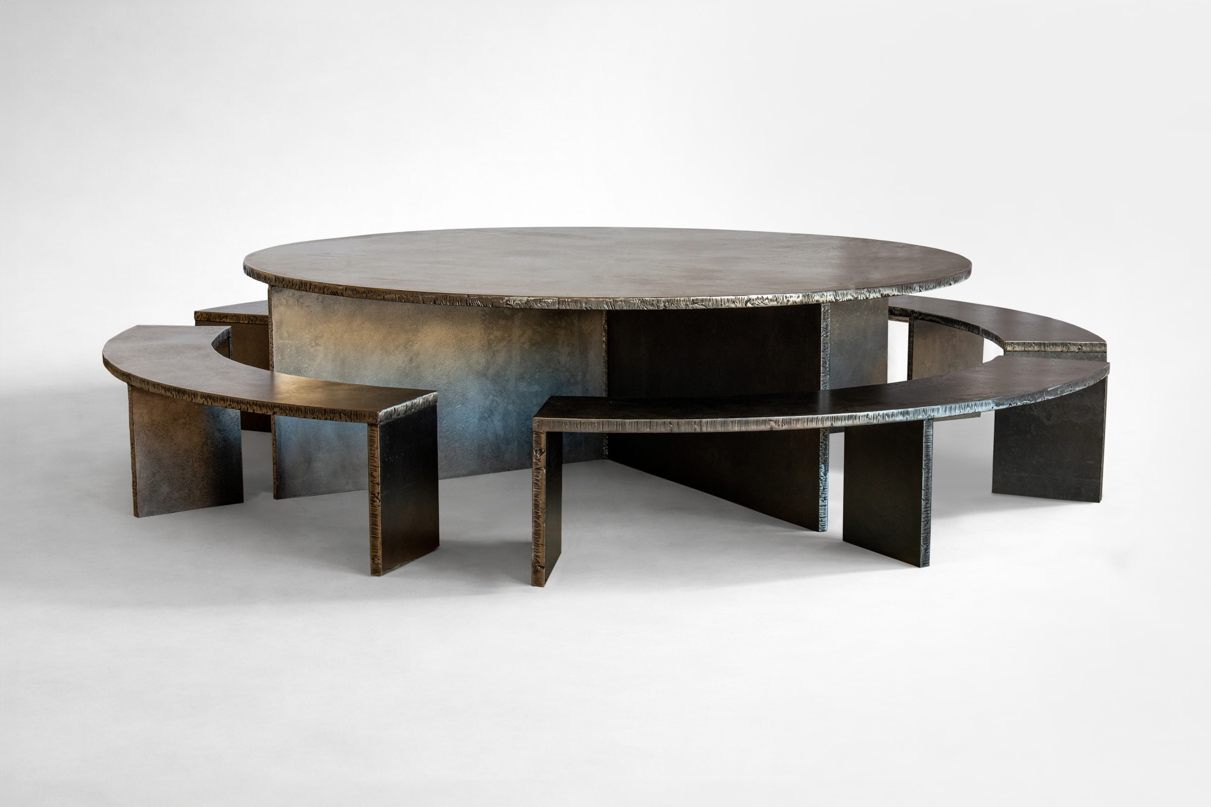 Bernar Venet Dining Table & Benches, 2019