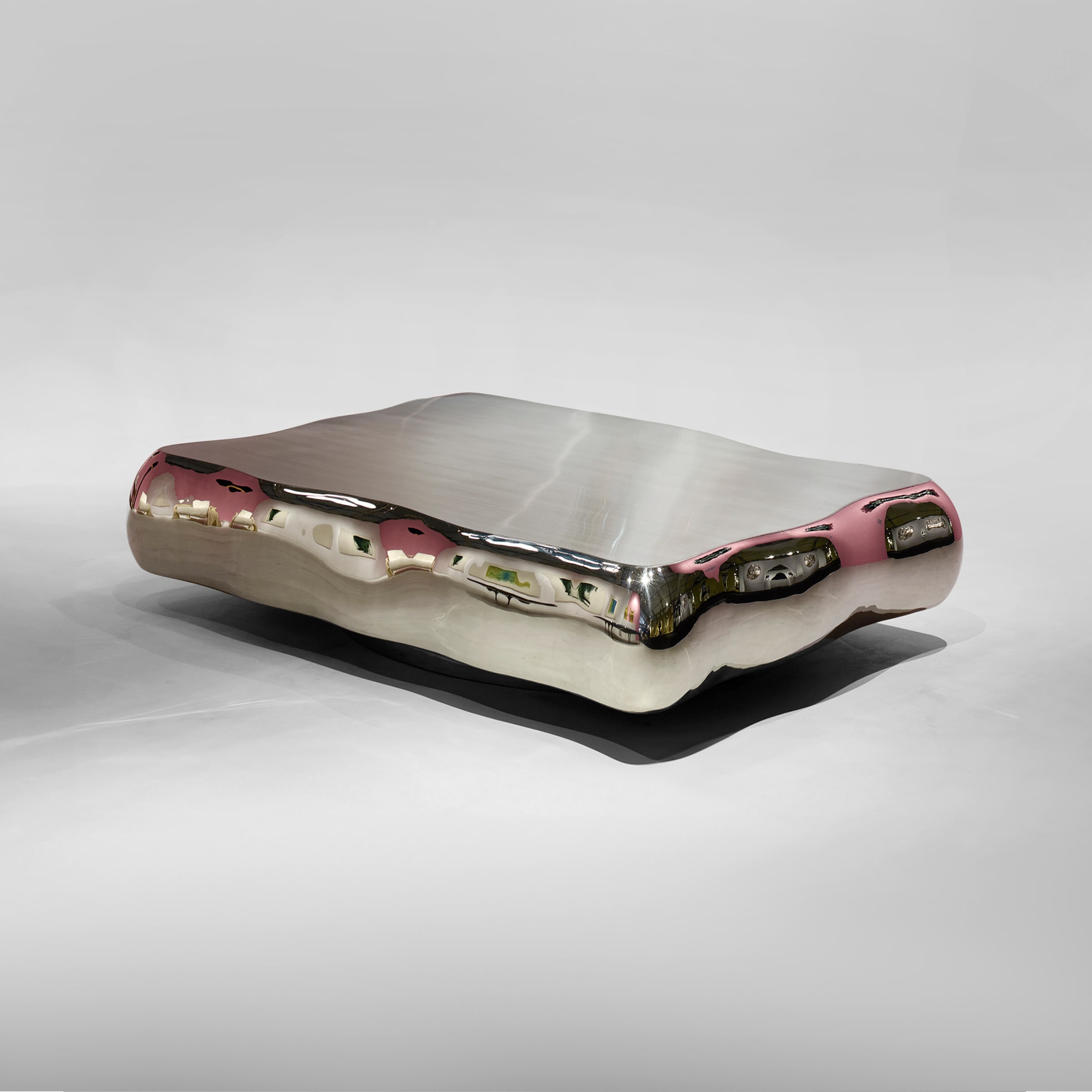 François Corbeau Silver Bronze Coffee Table, 2022