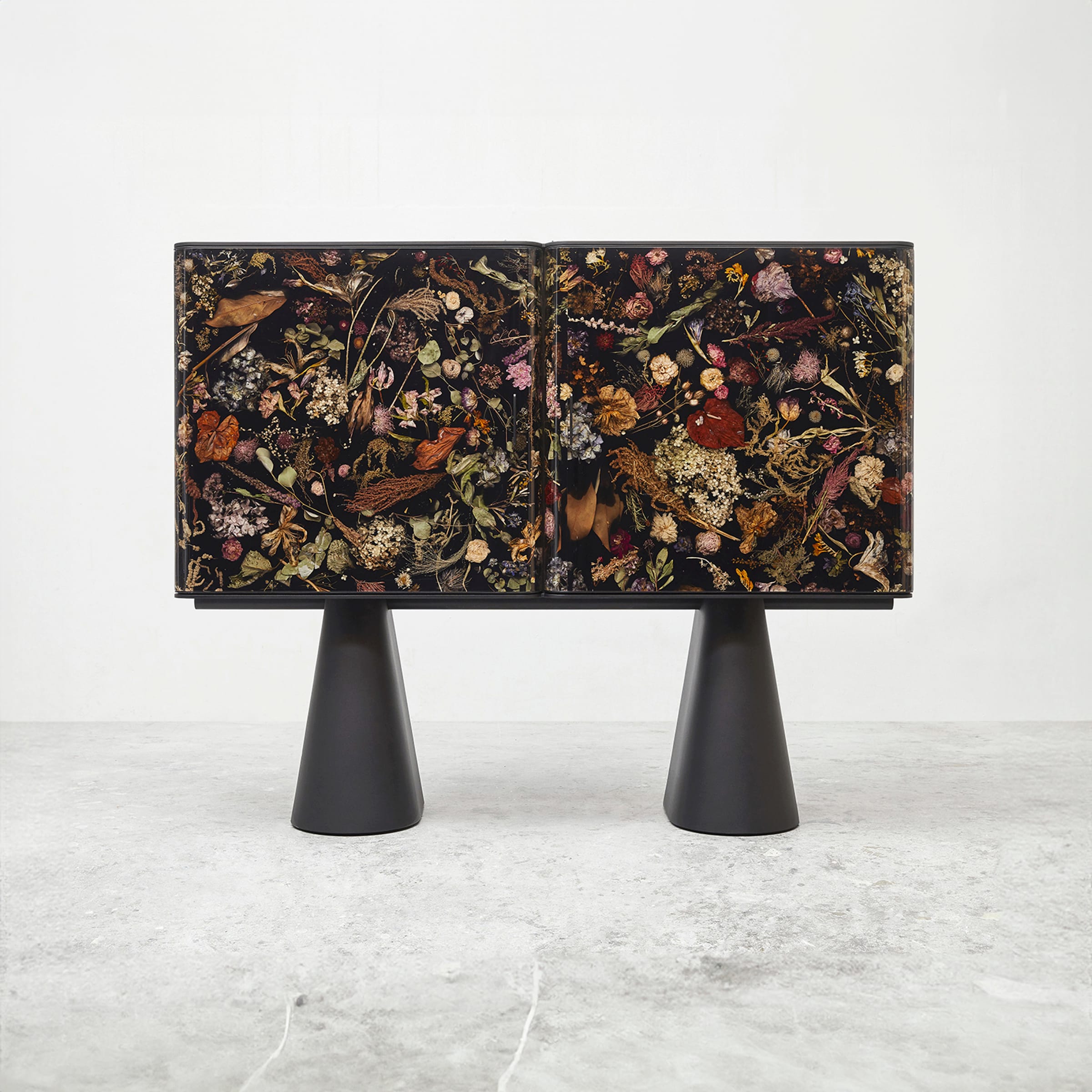 Marcin Rusak Flora Cabinet 176 Black, 2021