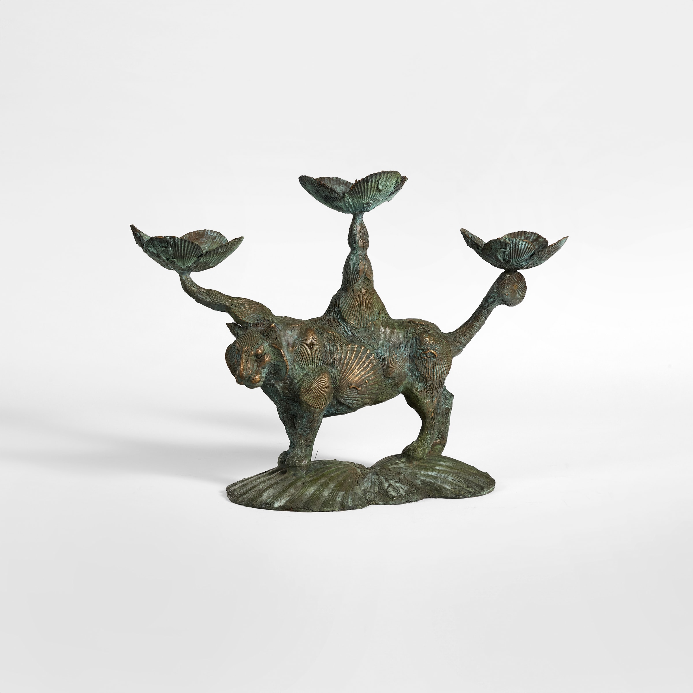 Richard Texier, Rock Tiger Candleabra, 2020