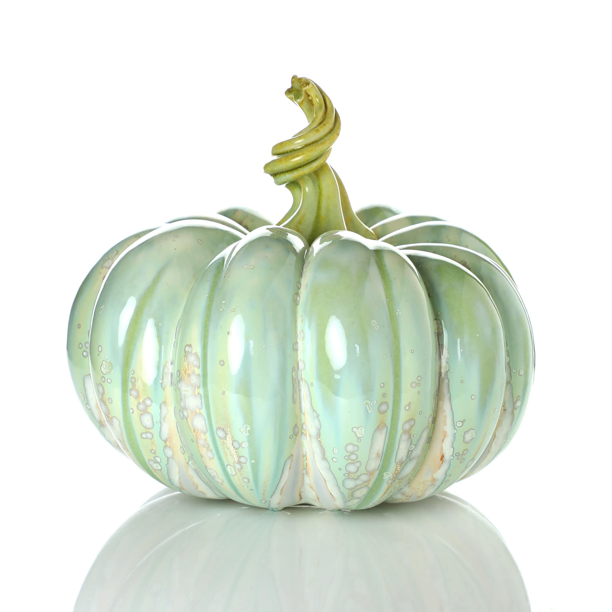 Kate Malone, A Light Green Pumpkin, 2024 | Adrian Sassoon