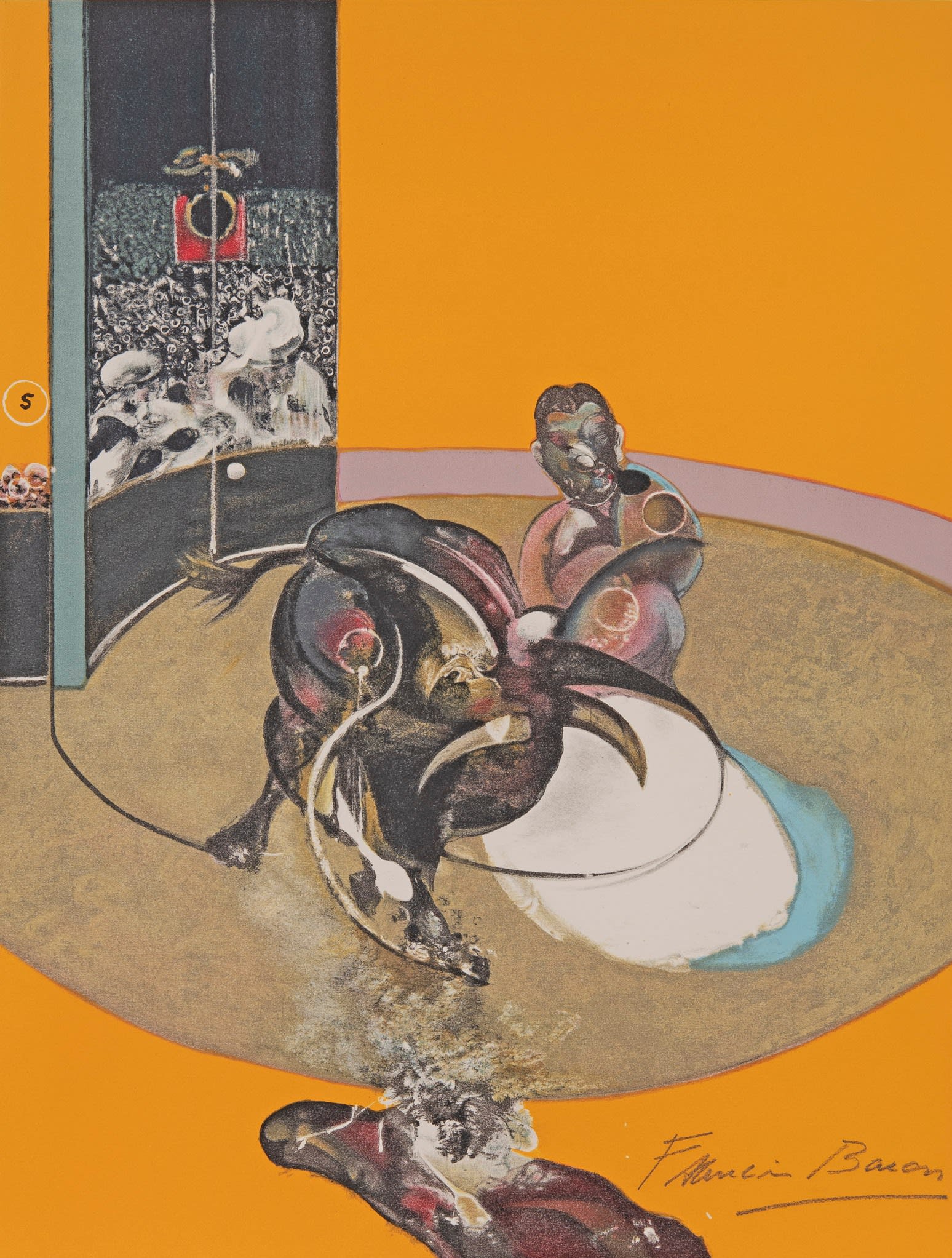 Francis Bacon, after Study for Bullfight no.1 (1969) - left
