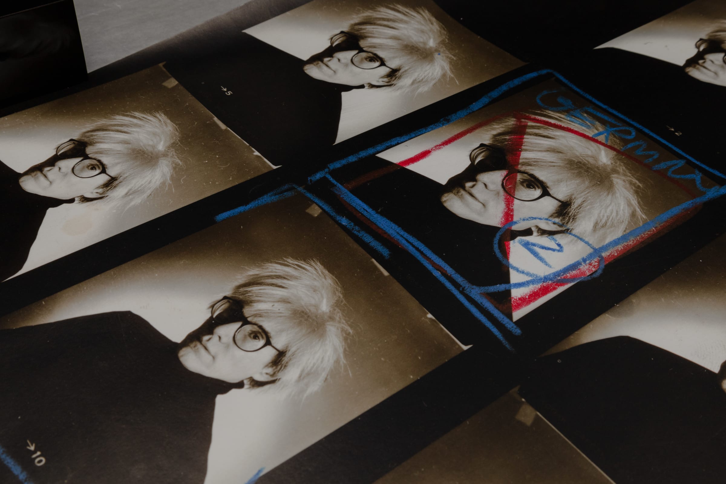 Christopher Makos, Andy Warhol Contact Sheet, 2020 | Arton