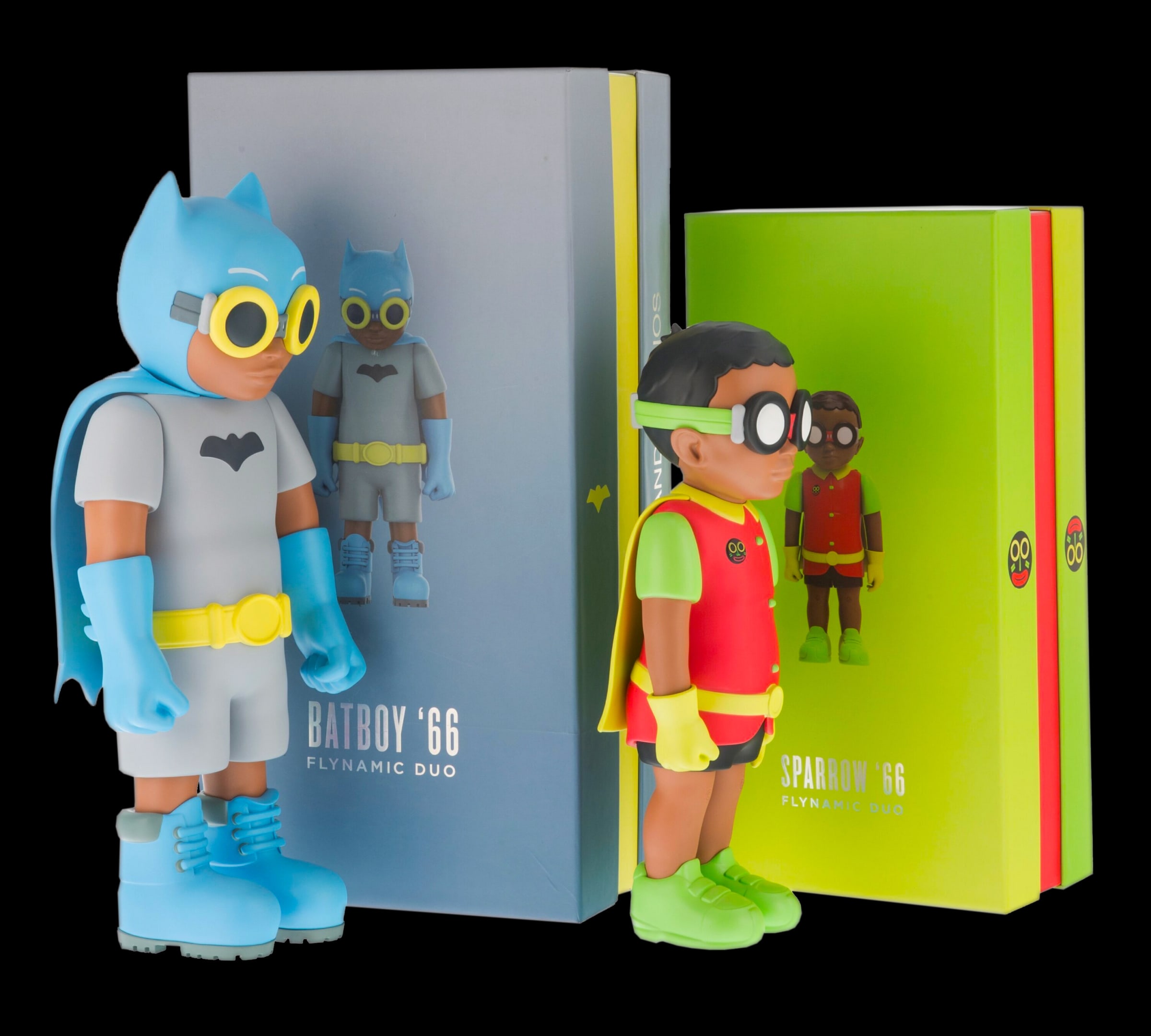 Hebru Brantley FLYNAMIC DUO 89 Batboy & Sparrow Set of 2 Hebru Brantley FLYNAMIC DUO 89 Batboy & Sparrow Set of 2