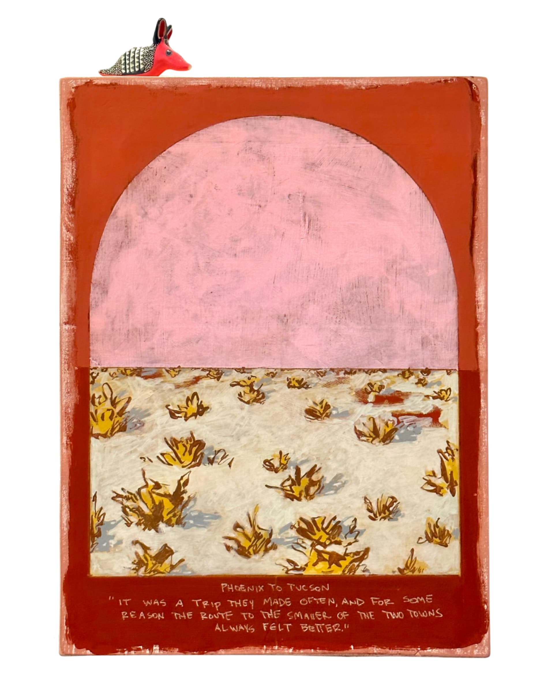 Layla Luna, Phoenix to Tucson (Armadillo), 2024 | Artspace111