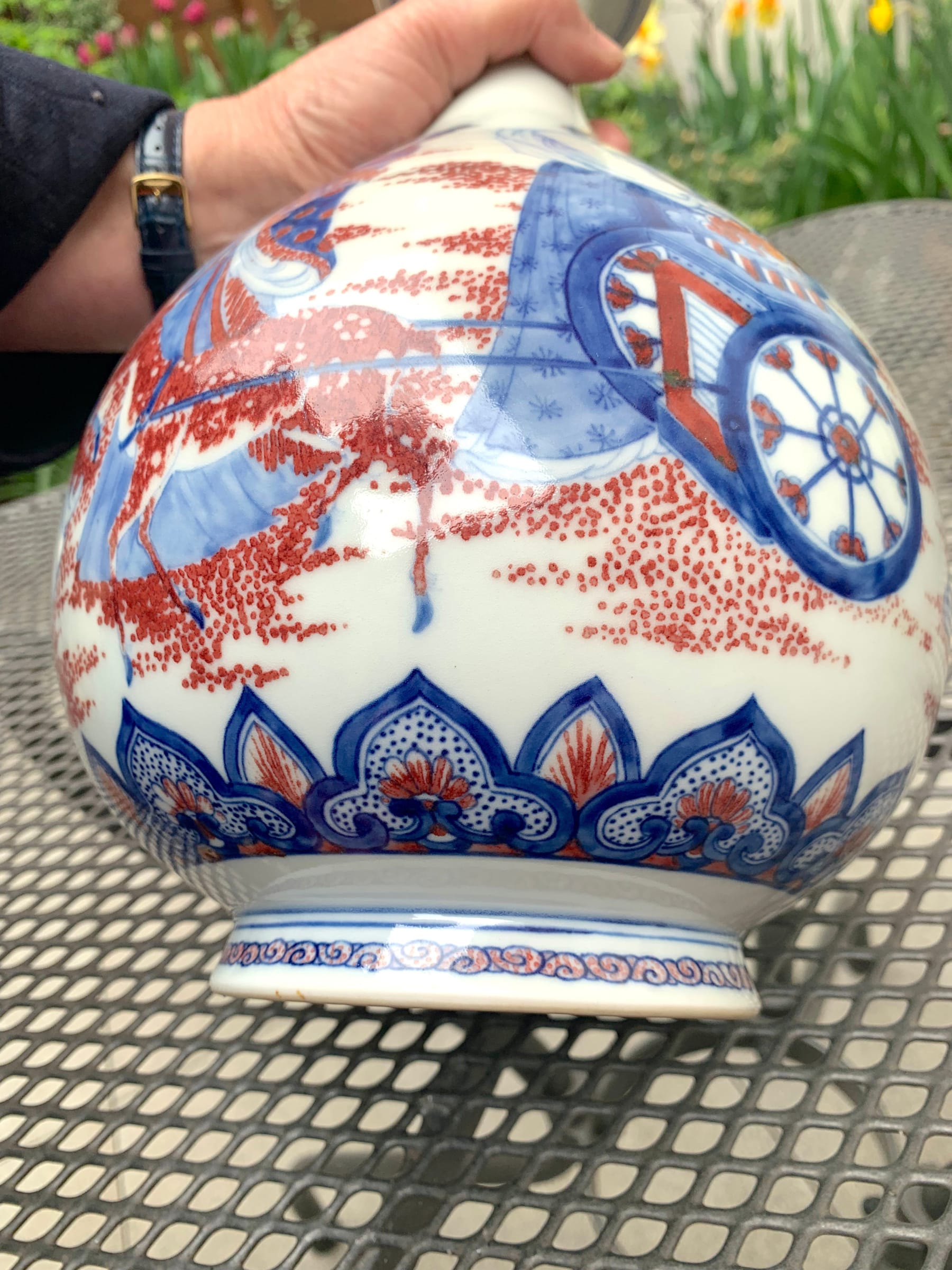 TSAI Hsiao-fang 蔡晓芳, Qing Dynasty Style Blue and White and Red