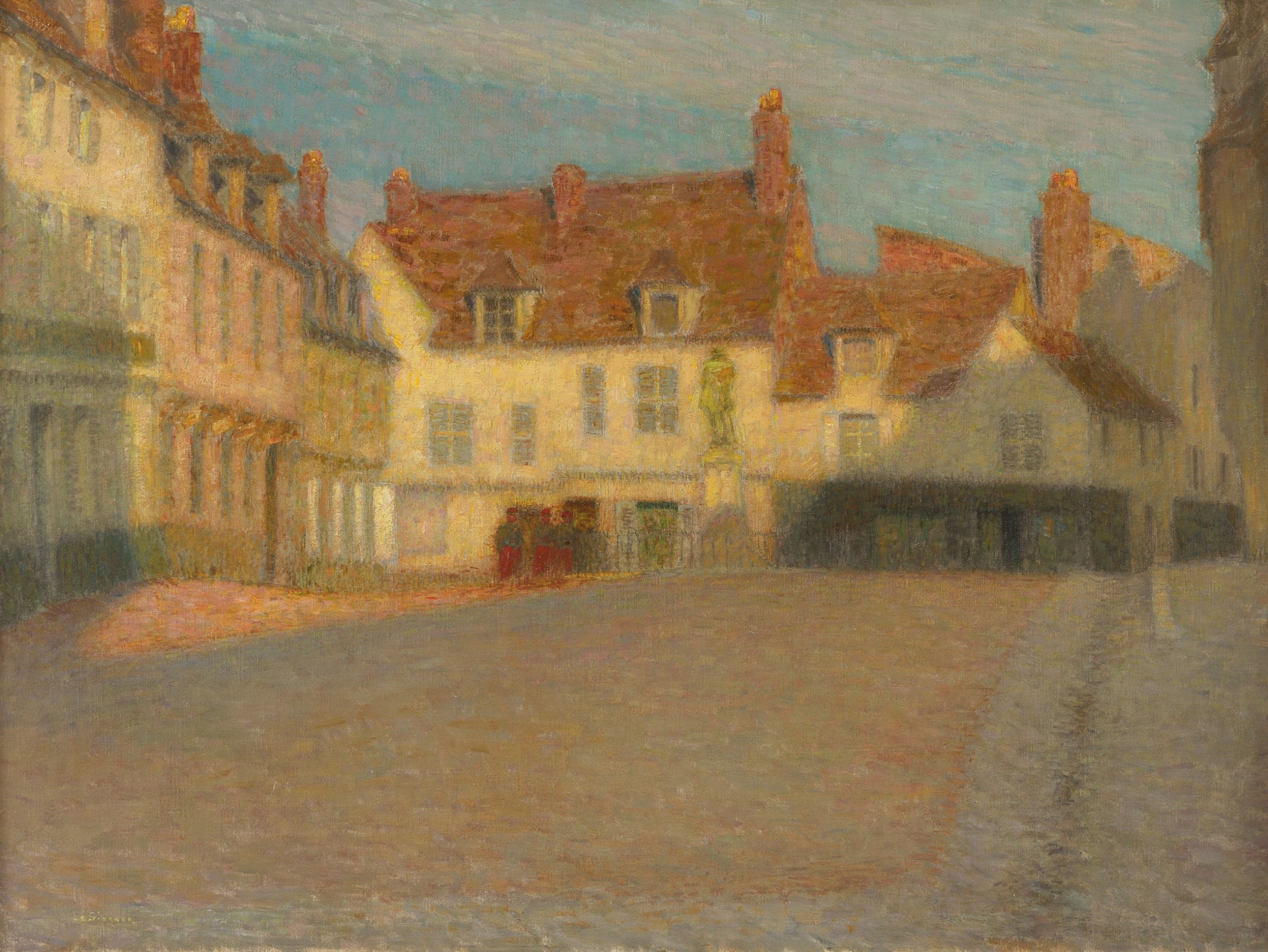 Henri le Sidaner、超希少画・海外レゾネ、新品高級額・額装付 Henri le Sidaner、超希少画・海外レゾネ、新品高級額・額装付 Henri
