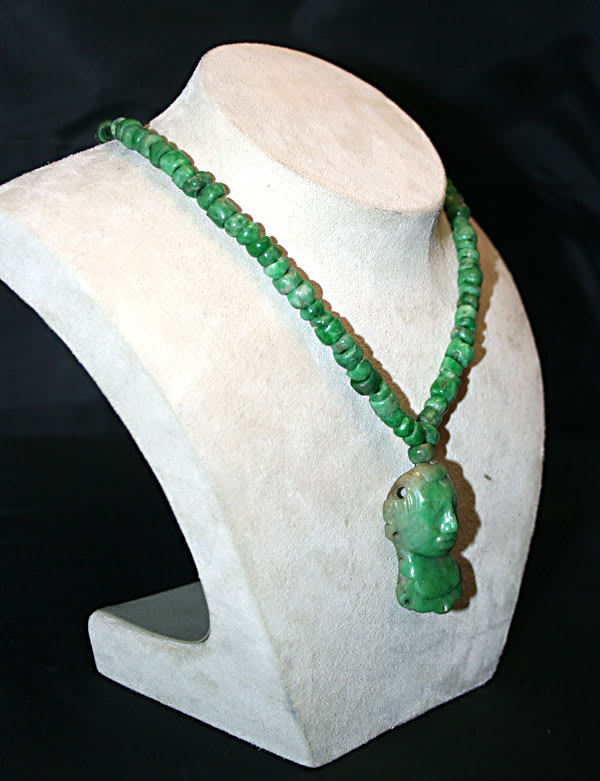 Mayan on sale jade jewelry