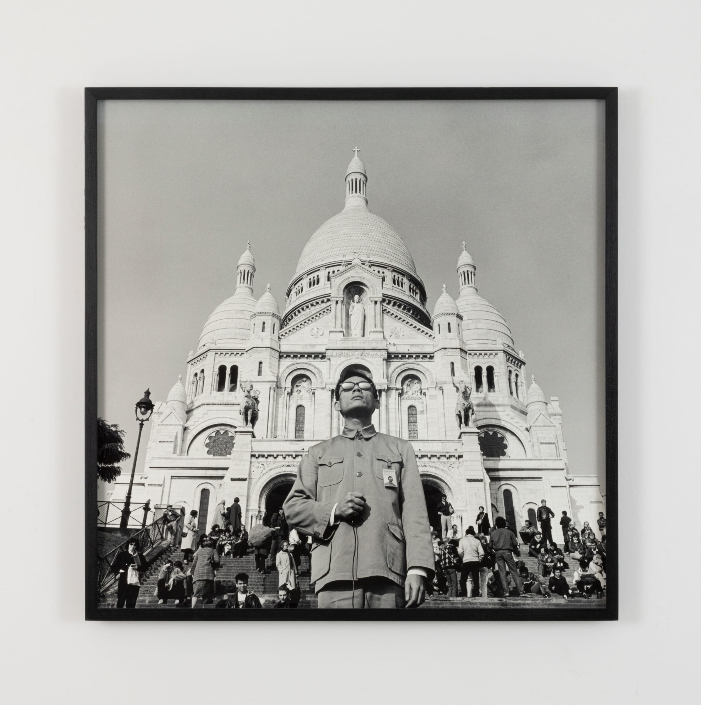 Tseng Kwong Chi, Paris, France (Sacre Coeur), 1983 | Ben Brown Fine Arts