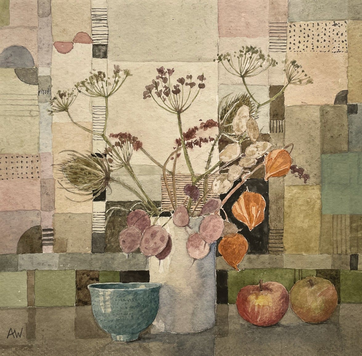 Annie Williams  Late Summer Window  水彩画 Annie Williams Late Summer Window 水彩画 Annie Williams Late