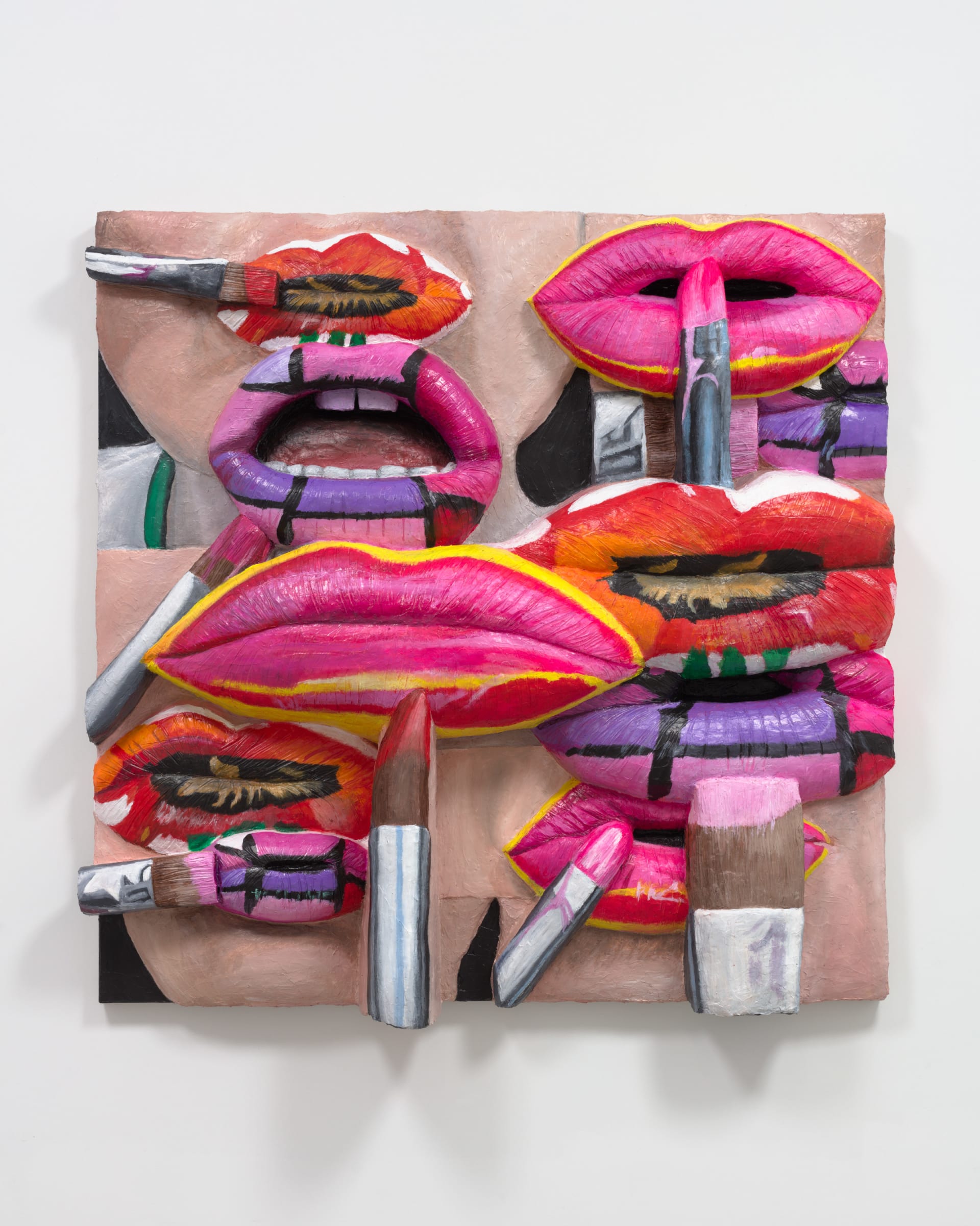 Gina Beavers, Painting Georgia O'Keeffe, Rothko and Pink Mondrian