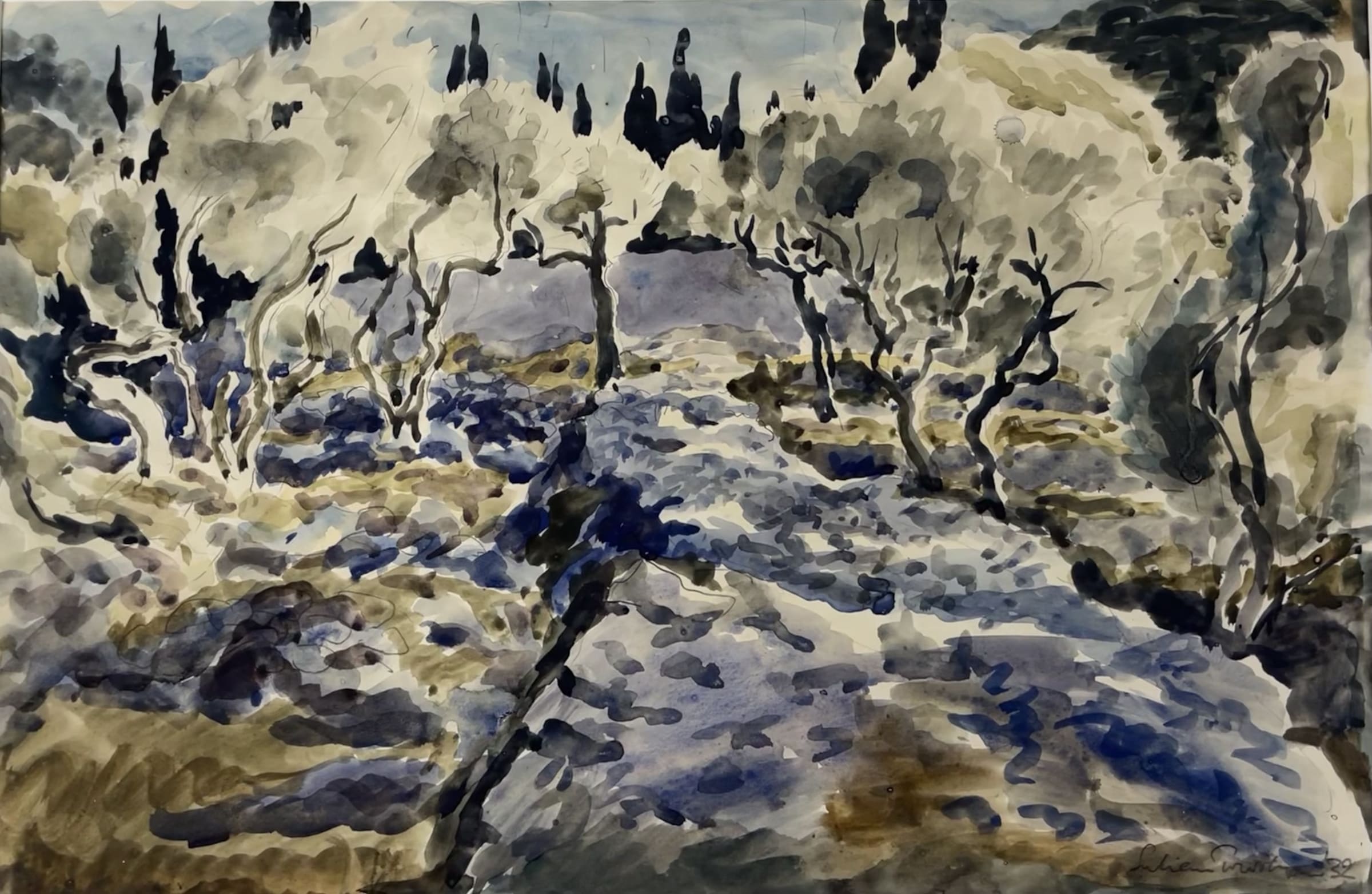 絵画 Julian Trevelyan Aigues Mortes Aigues Mortes by Julian